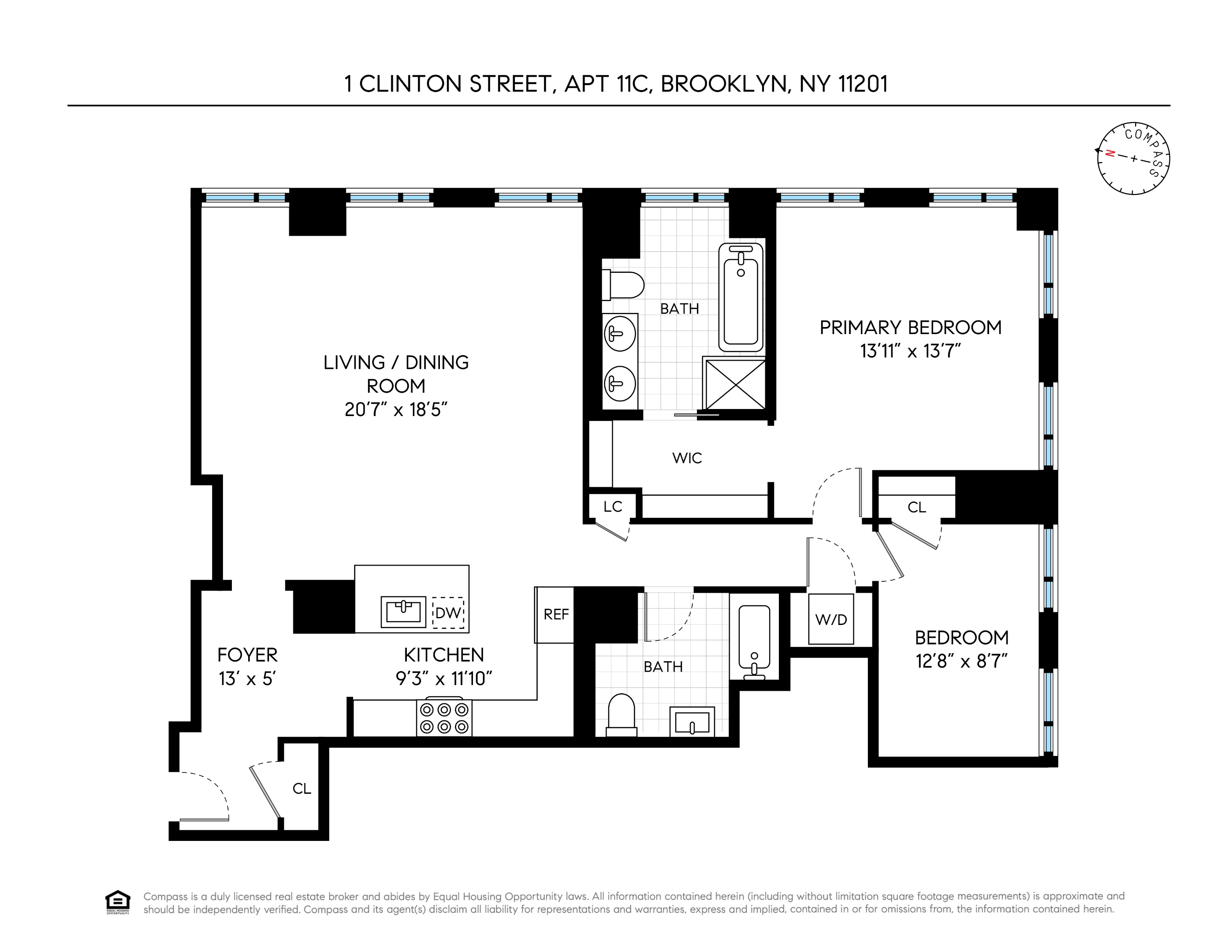 1 Clinton Street 11C