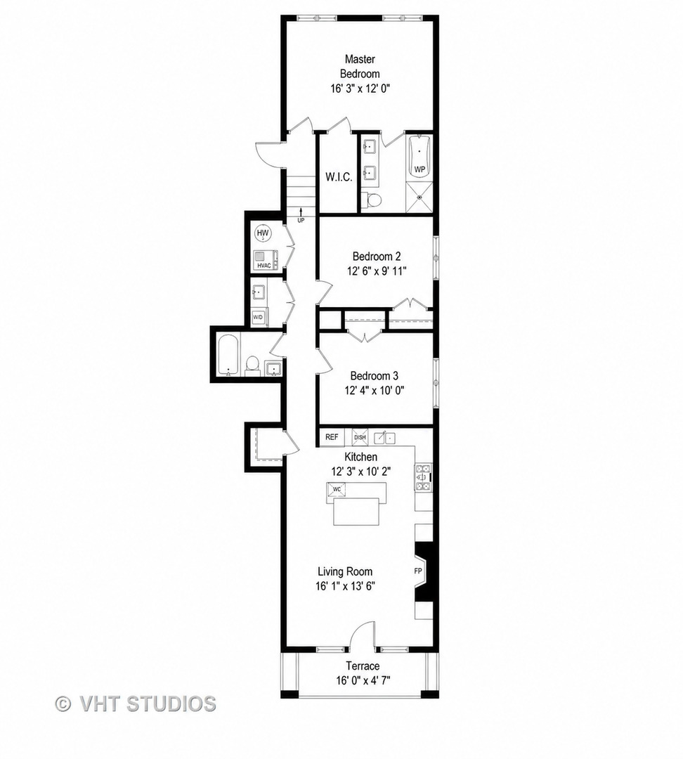 2223 W Wabansia Avenue Unit: 2W