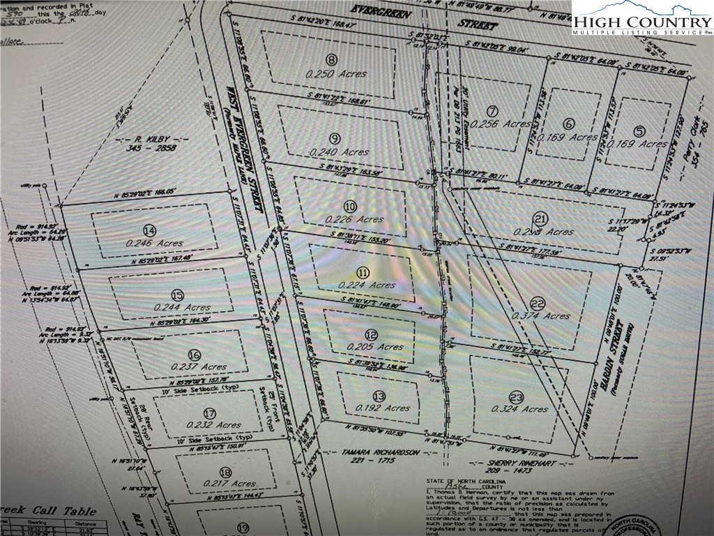 TBD W. Evergreen $ Evergreen Street