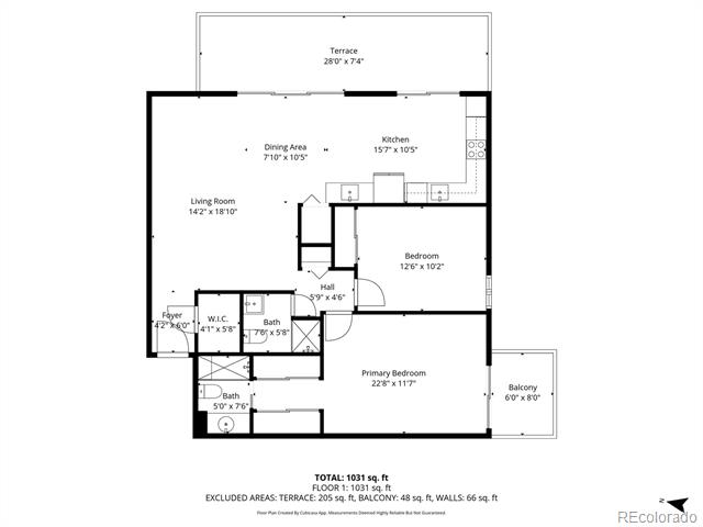 1200 N Humboldt Street Unit: 206