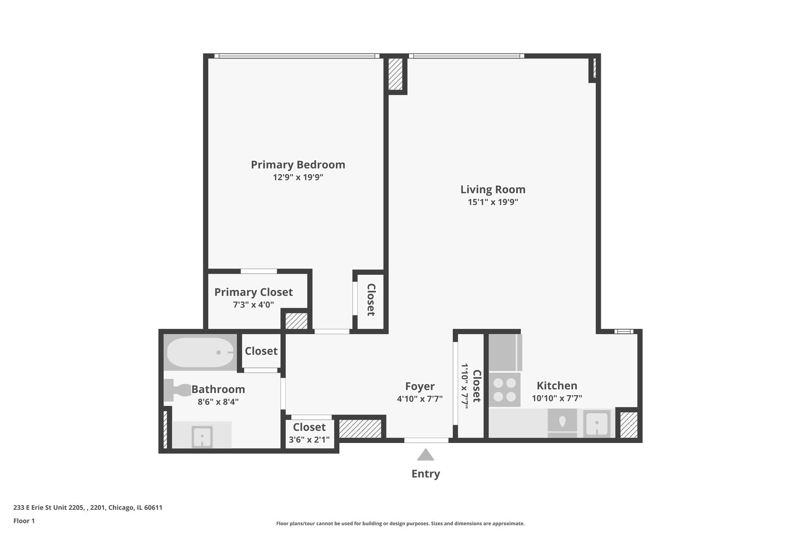 233 E ERIE Street Unit: 2201