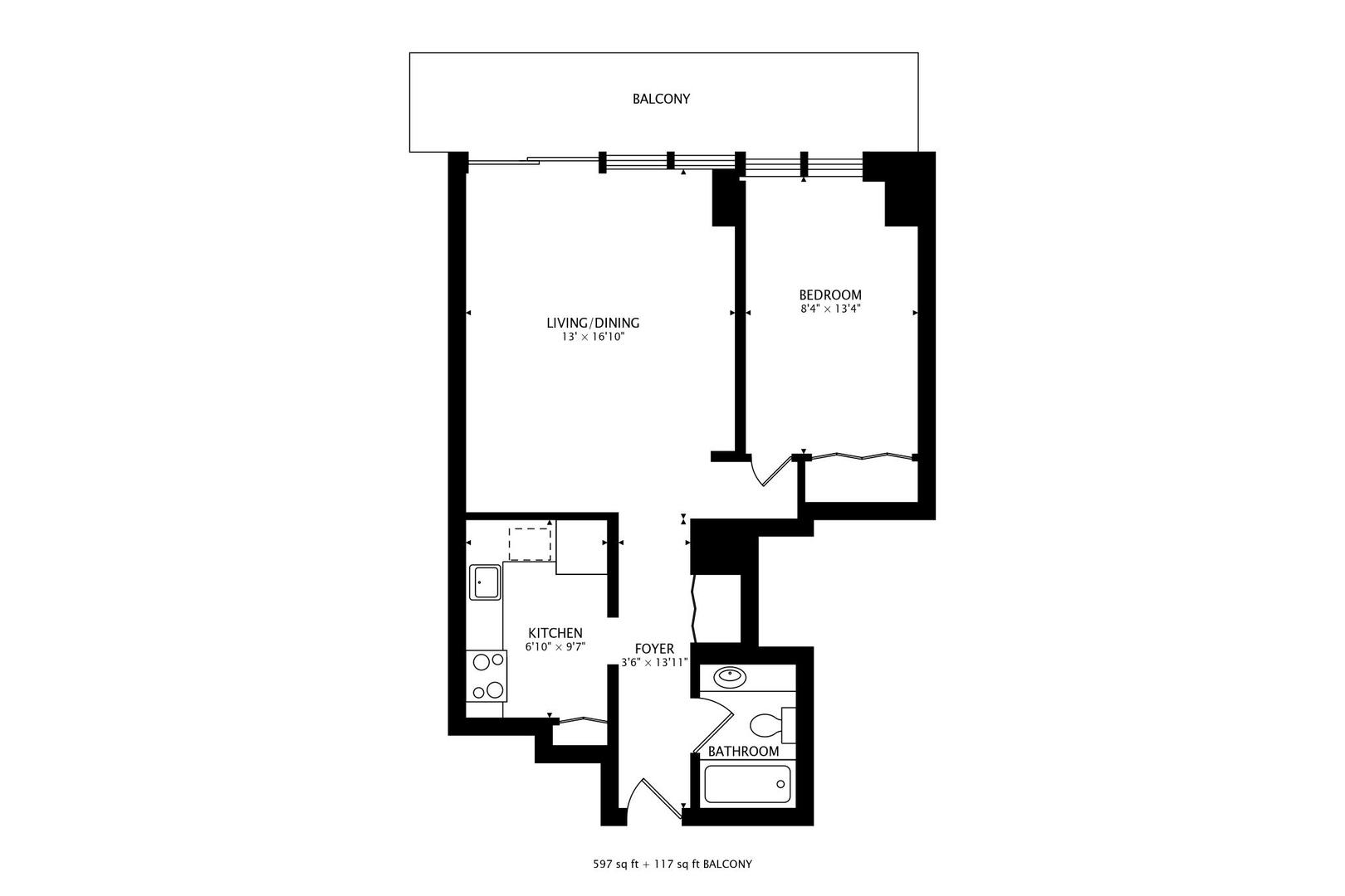 10 E ONTARIO Street Unit: 1110