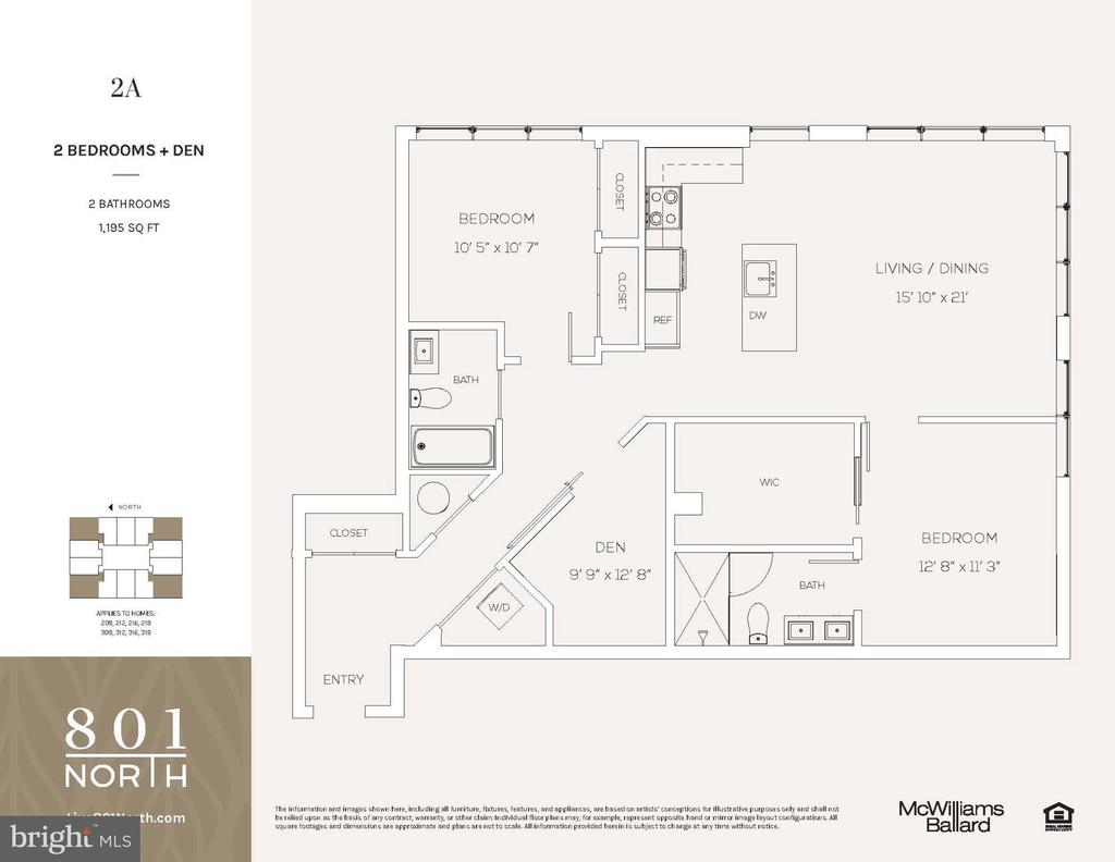 801 N FAIRFAX STREET Unit: 212