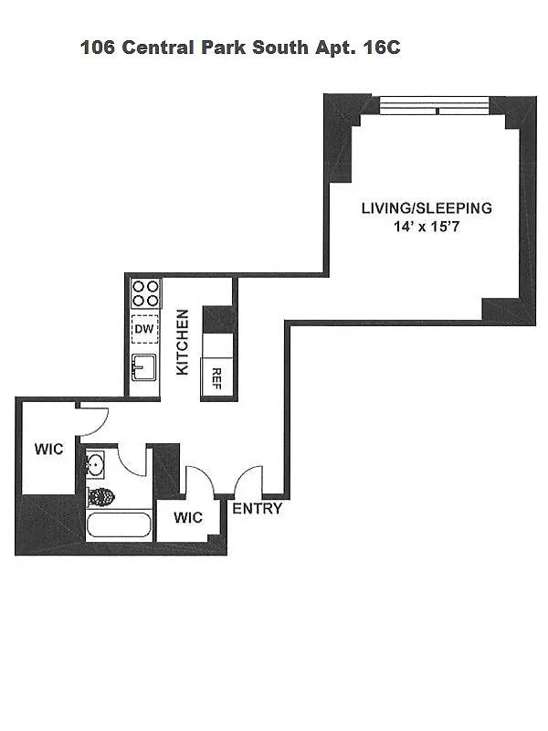 106 Central Park S 16C