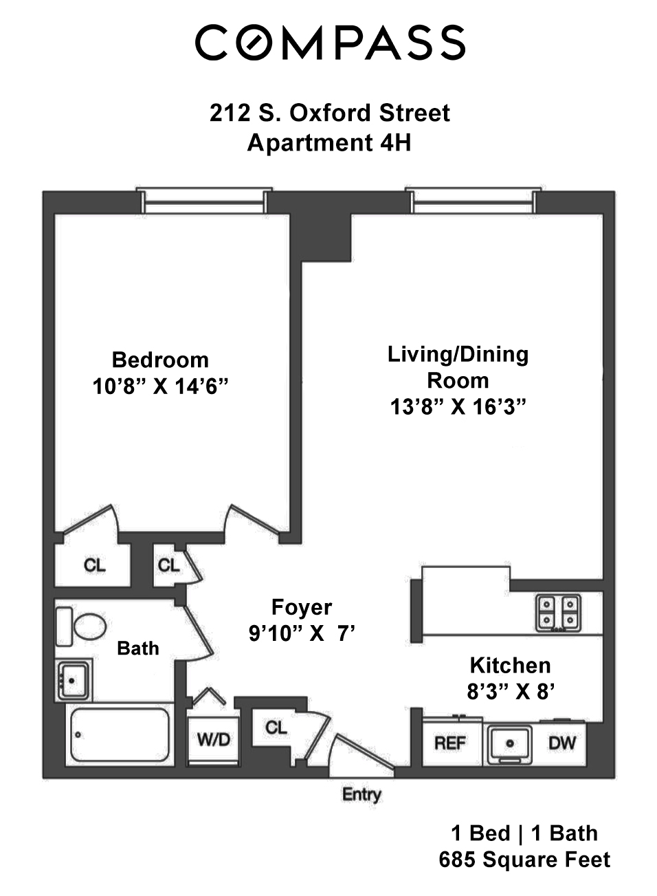 212 S Oxford Street 4H