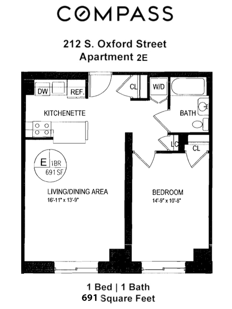 212 S Oxford Street 2E