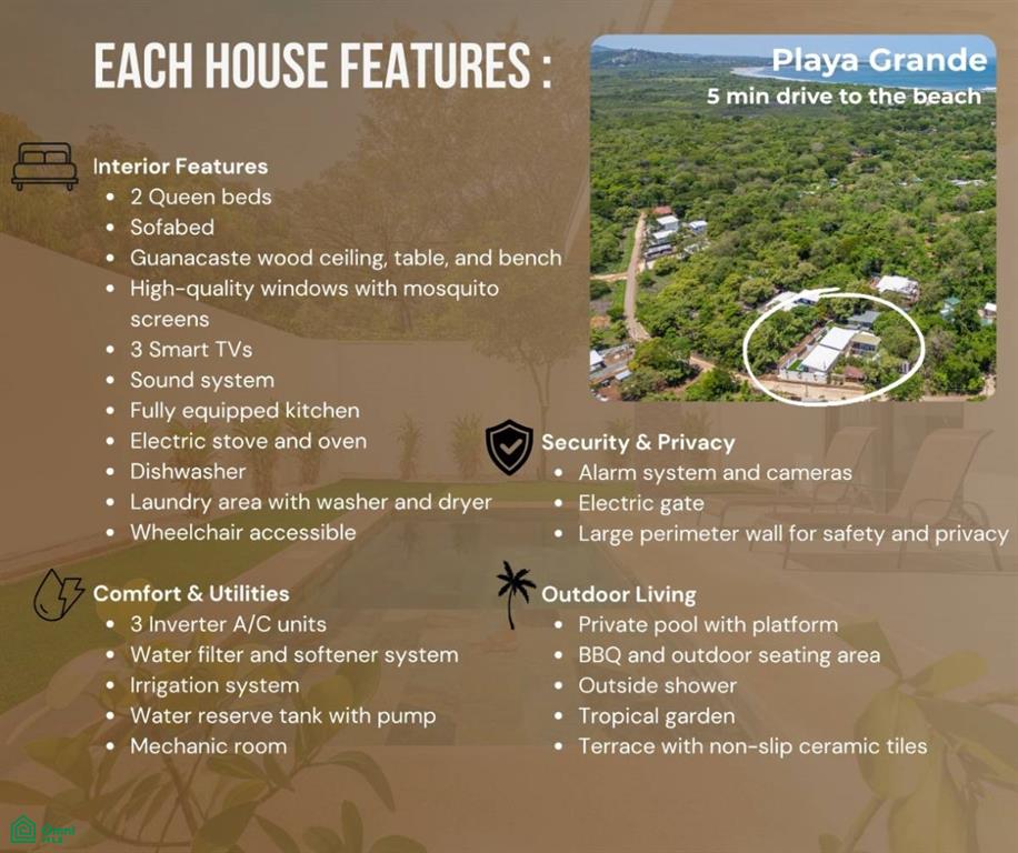 Twin Coastal Casitas Near Playa Grande , Playa Grande, Guanacaste