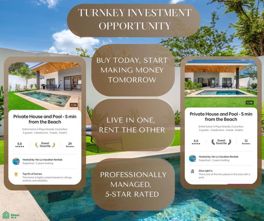 Twin Coastal Casitas Near Playa Grande , Playa Grande, Guanacaste