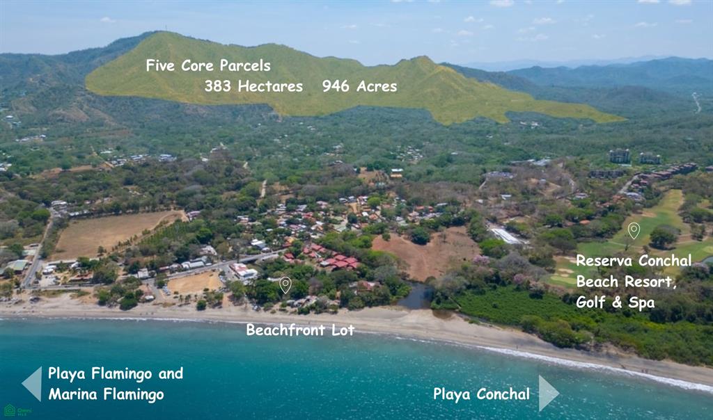 Brasilito 950 acres with water- Toro Azul