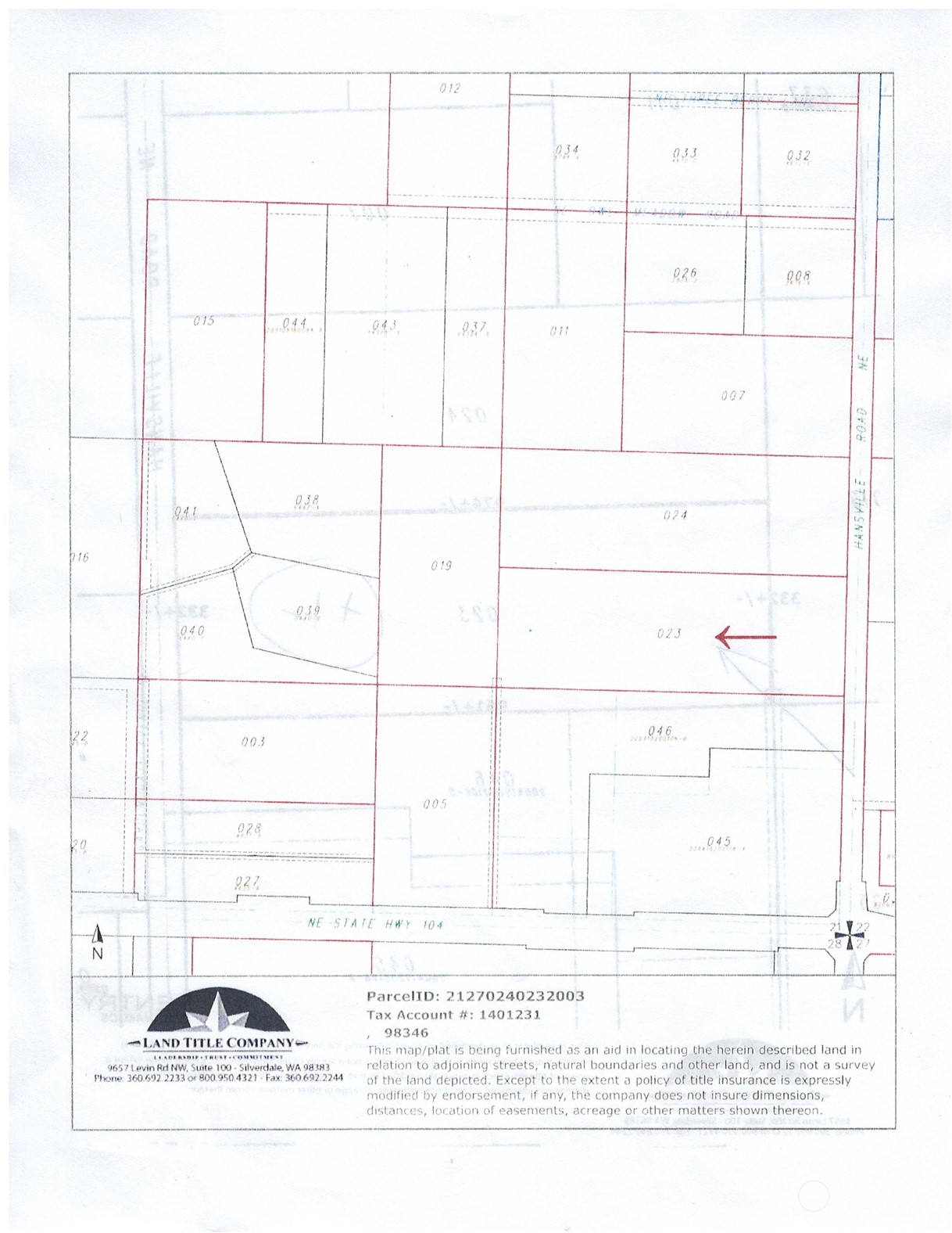 23 Lot Hansville Road