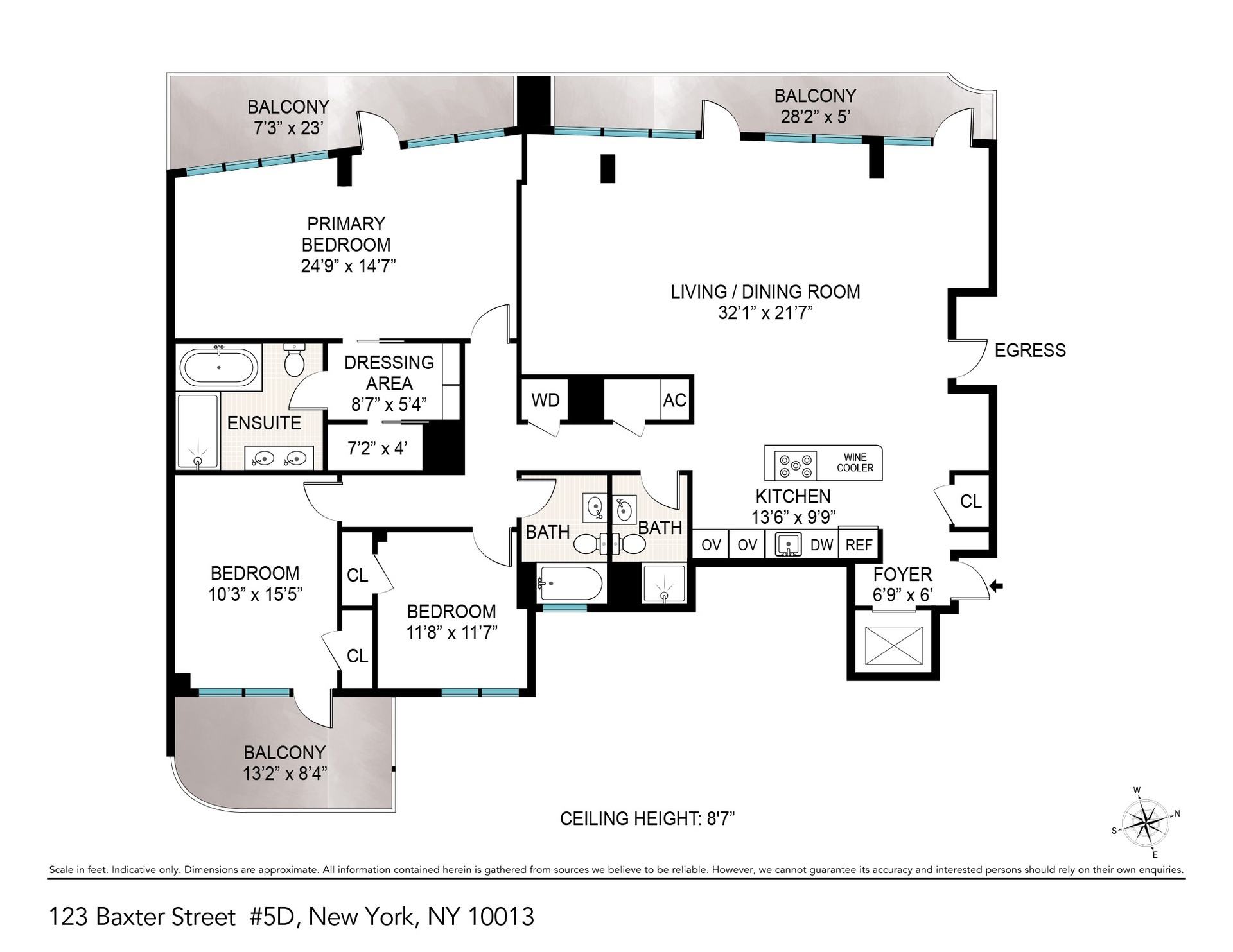 123 Baxter Street 5D