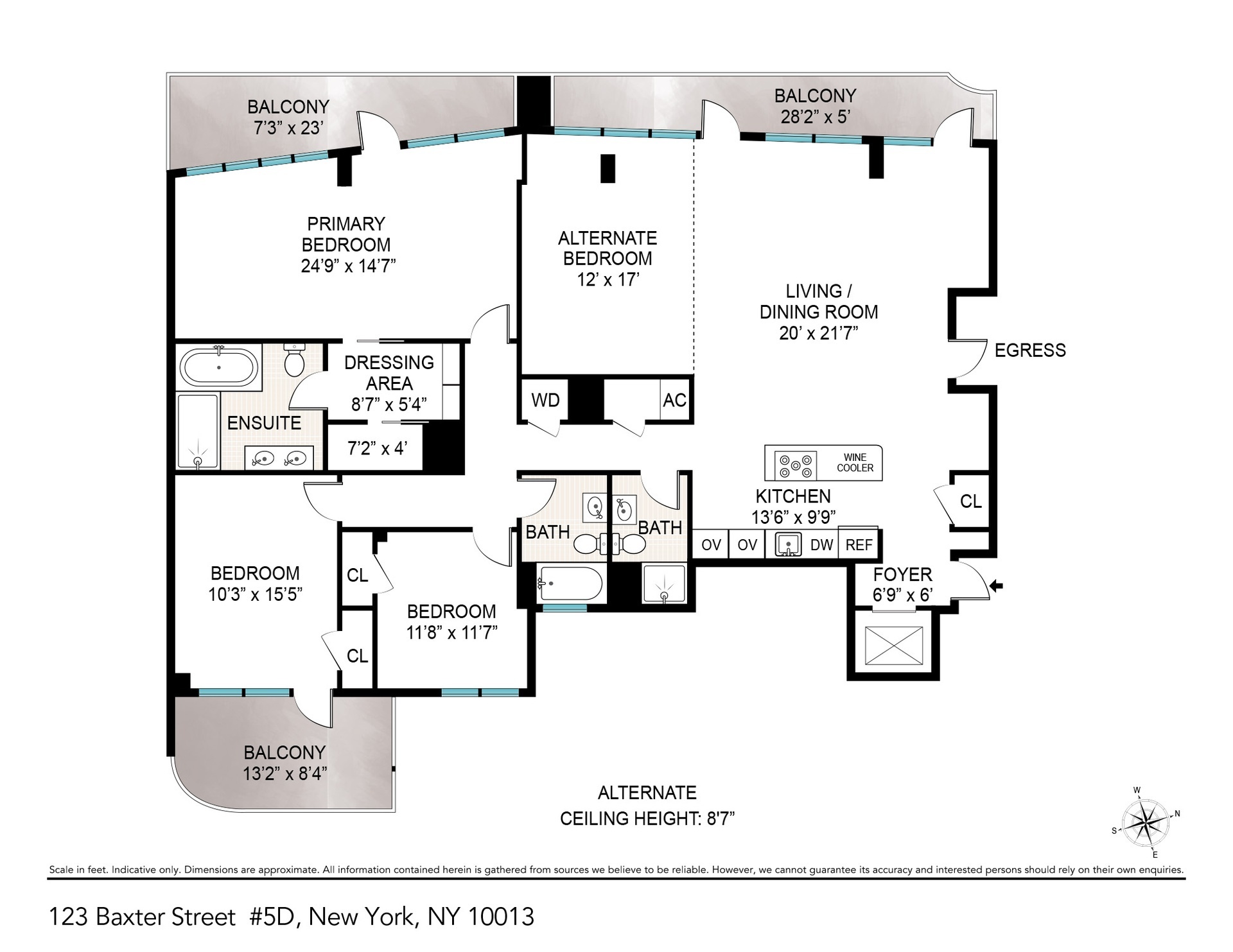 123 Baxter Street 5D