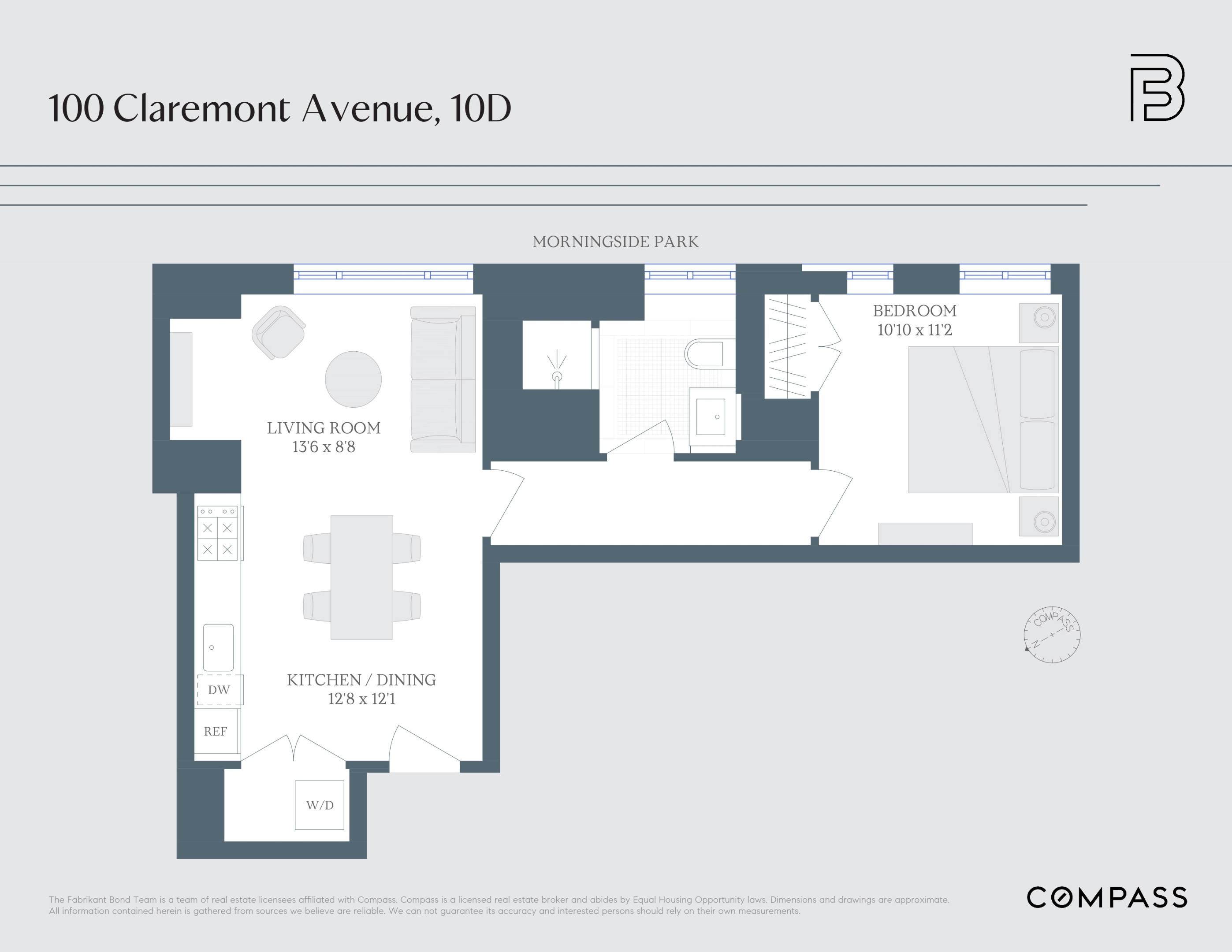 100 Claremont Avenue 10D