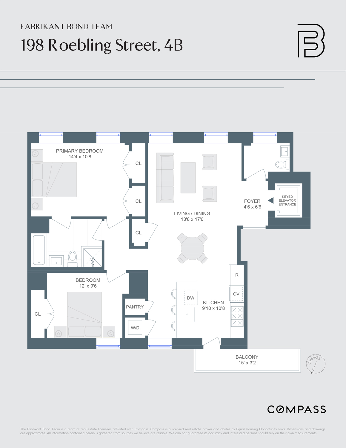 198 Roebling Street 4B