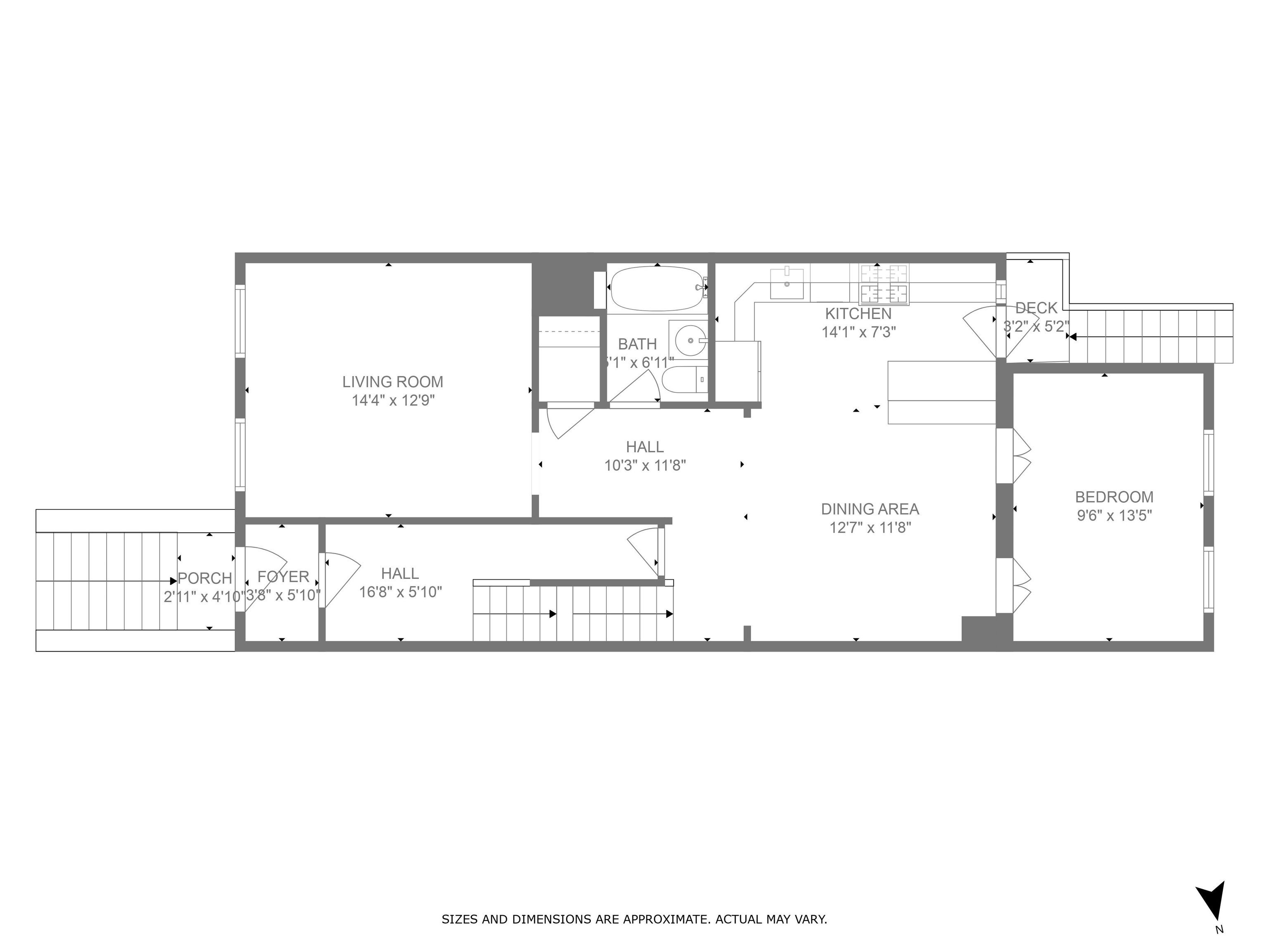 908 GARDEN ST Unit: 1