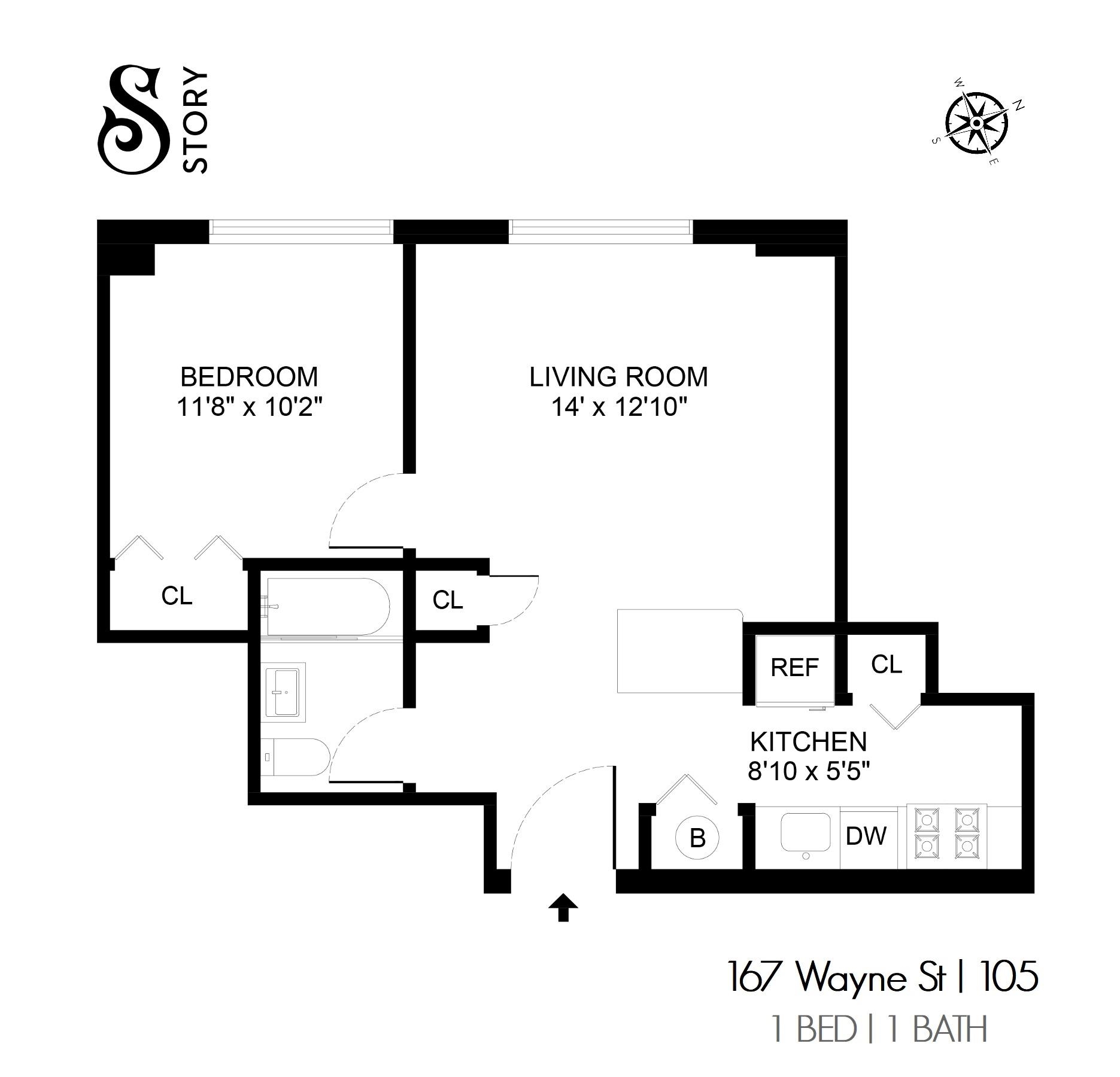 167 WAYNE ST Unit: 105
