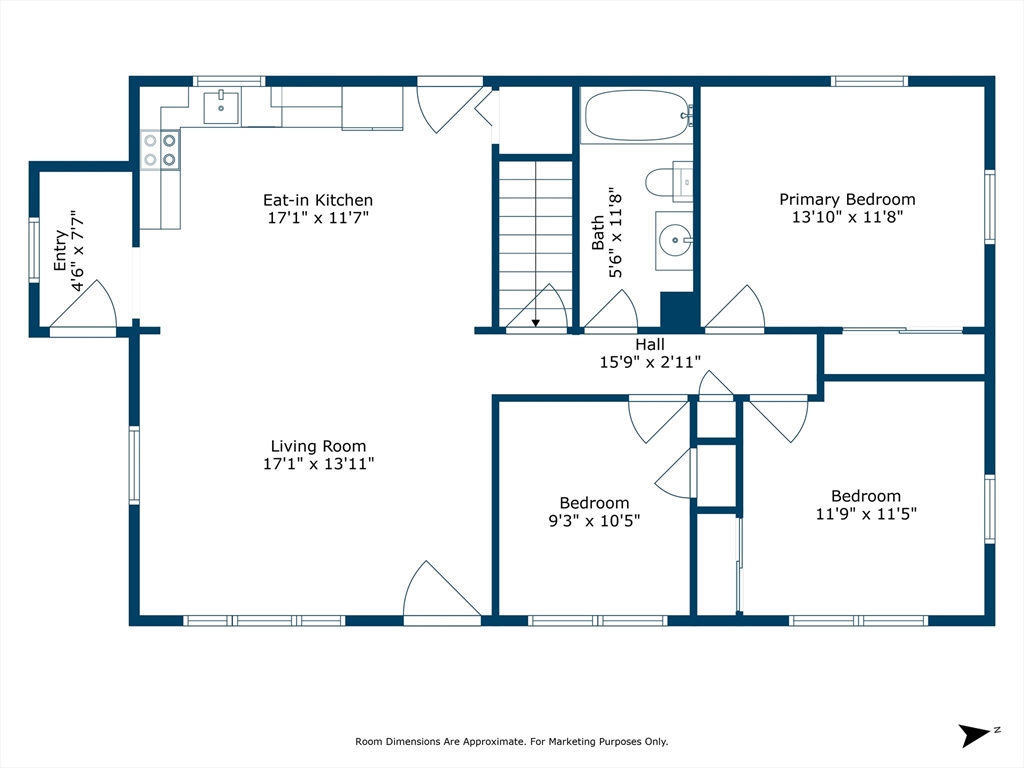 118 1/2 Market Street Unit: 118 1/2