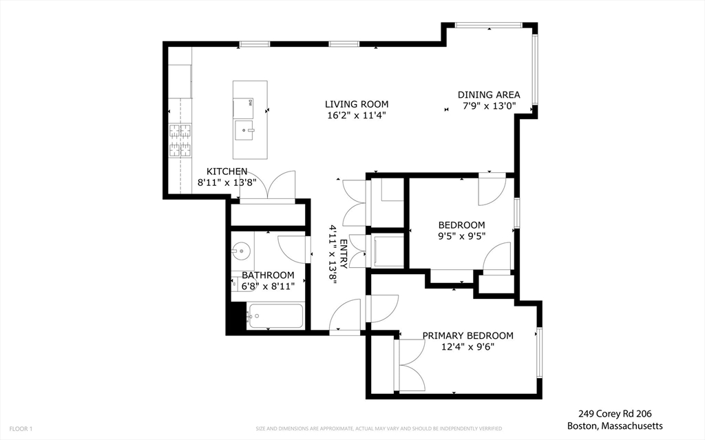 249 Corey Rd. # 206