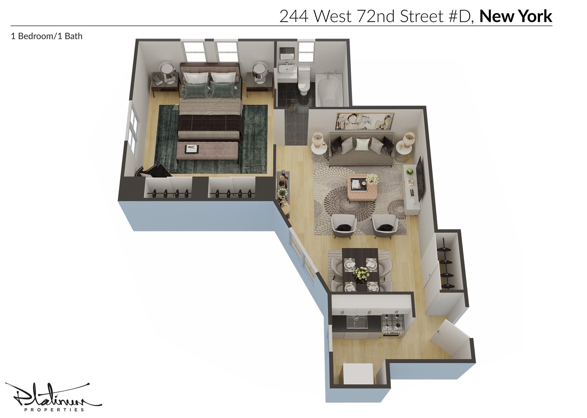 244 W 72nd Street 3-D