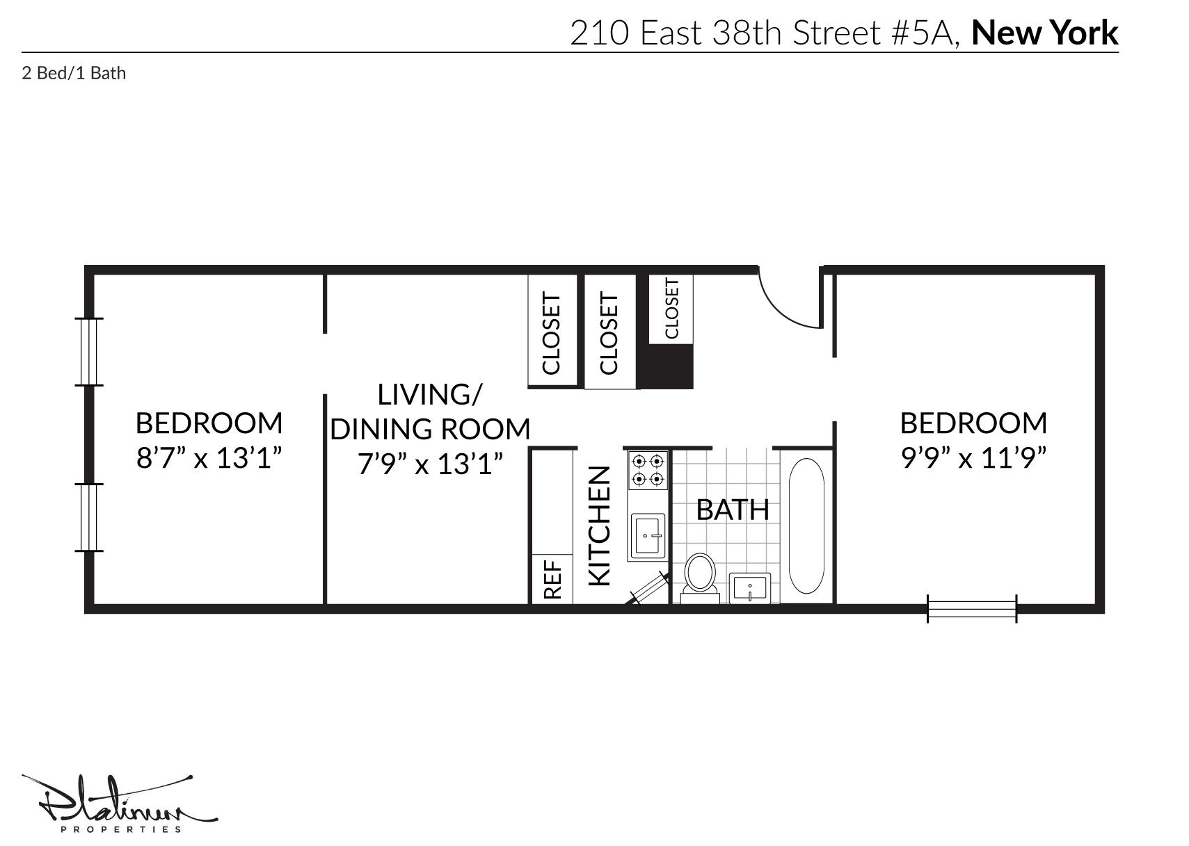 210 E 38th Street 1-A