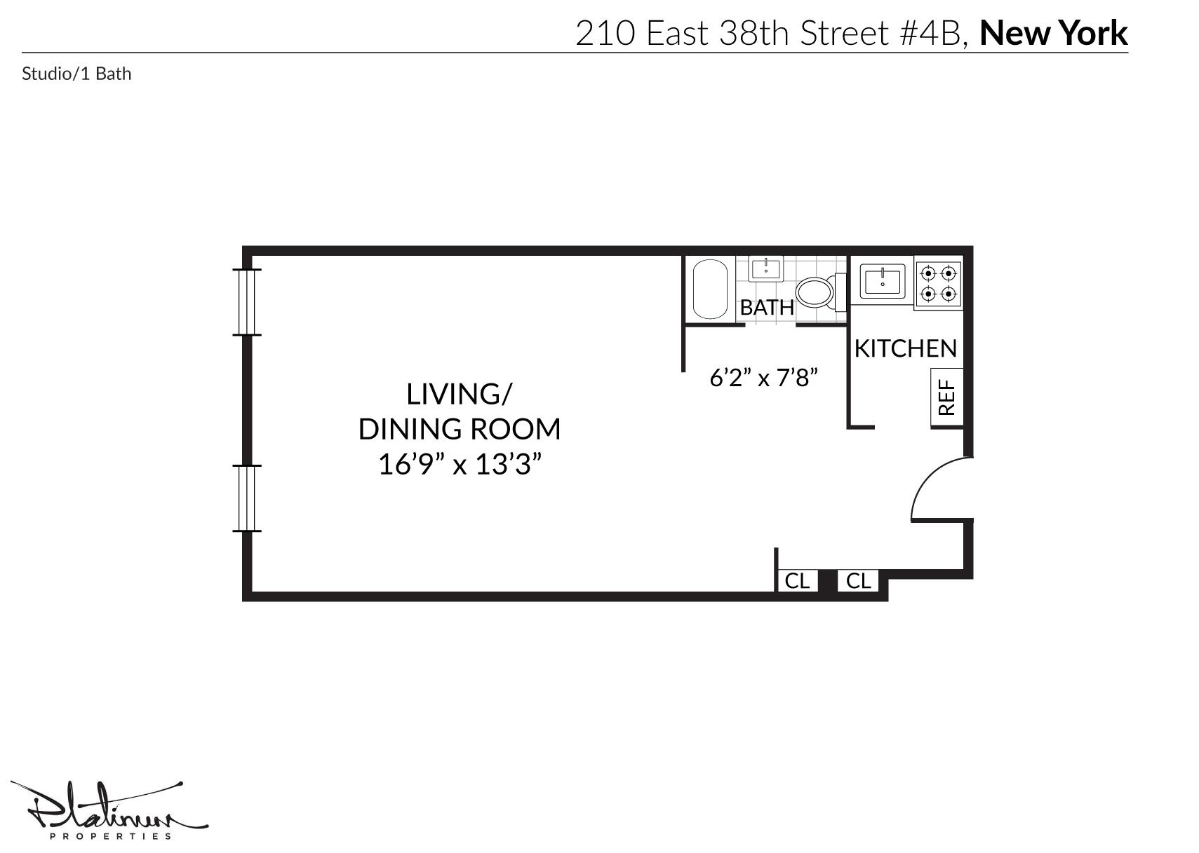 210 E 38th Street 2-B