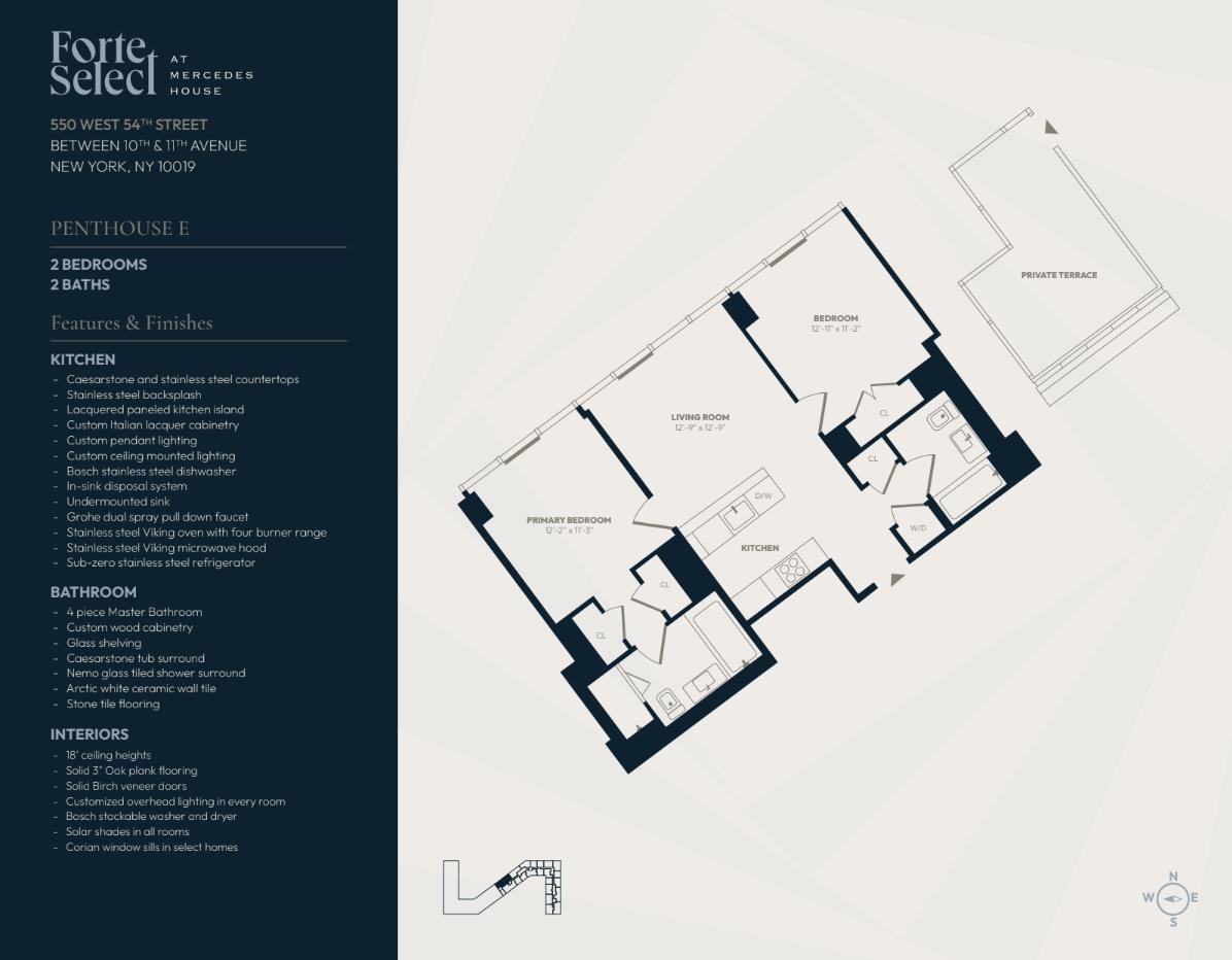 554 W 54th St PH-E