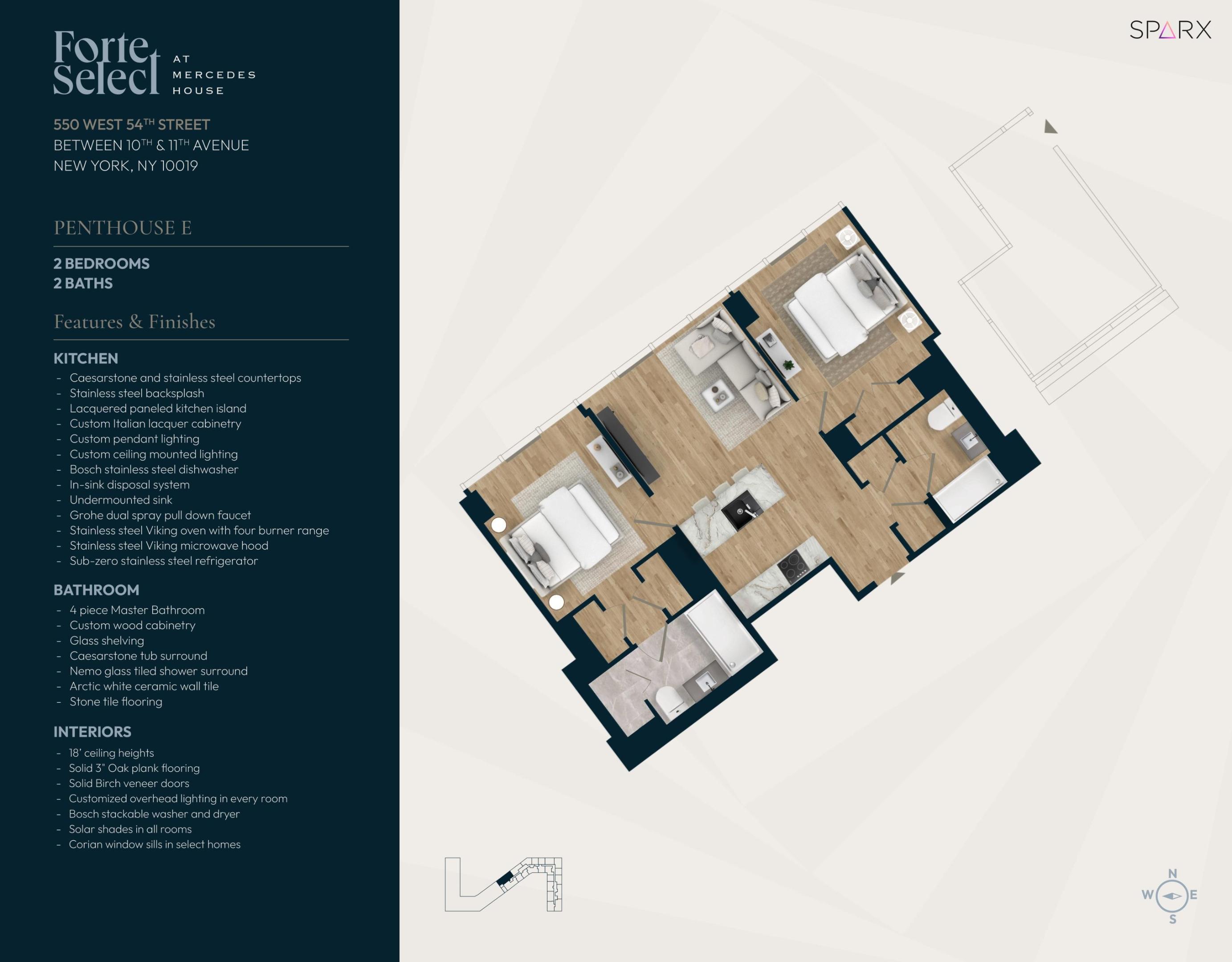 554 W 54th St PH-E