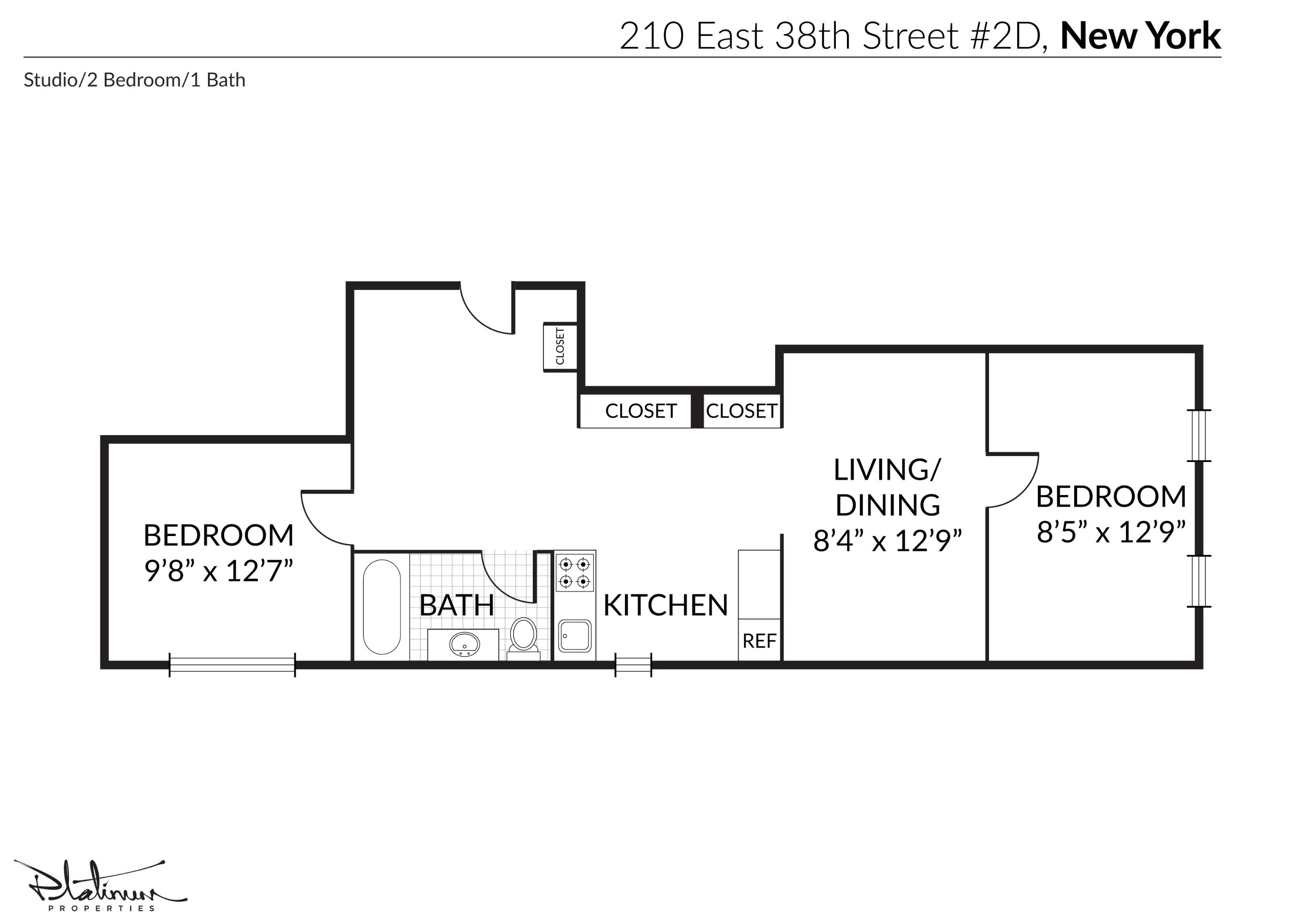 210 E 38th Street 2-D