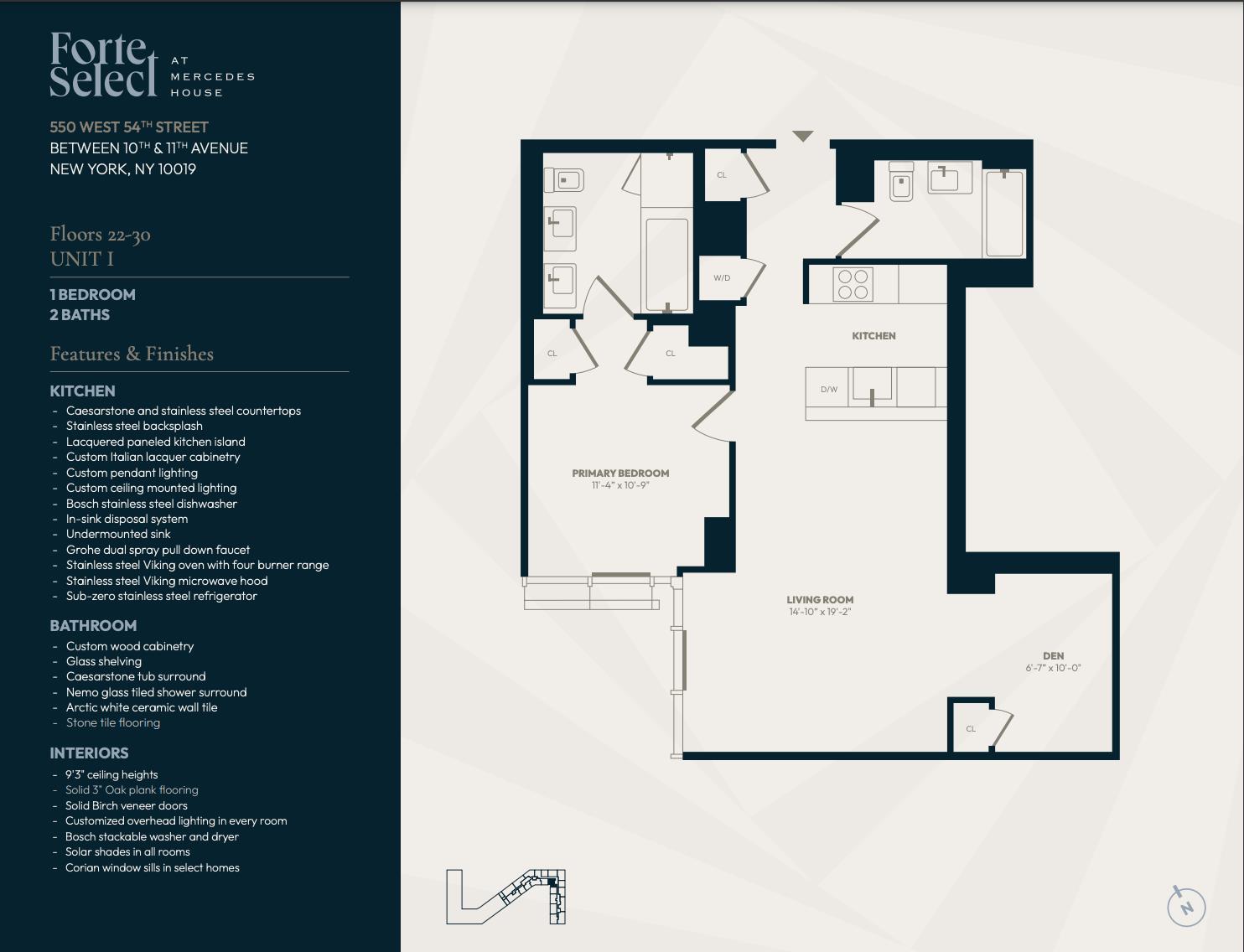 554 W 54th St 23-I