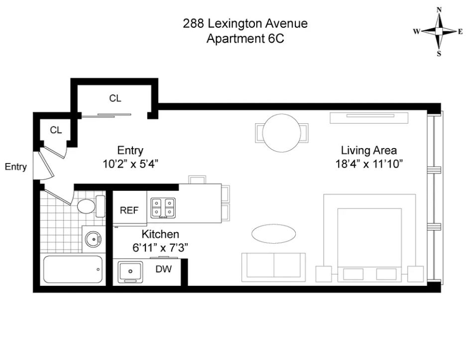 288 Lexington Ave 6C