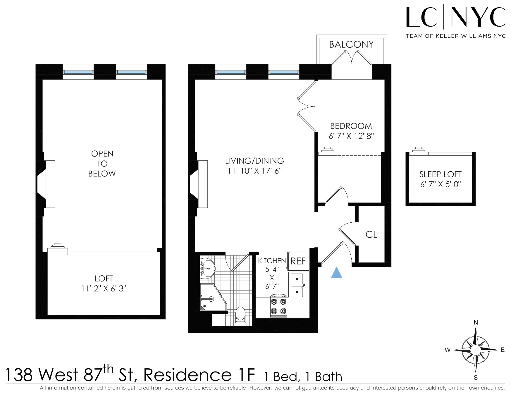 138 W 87th Street 1F