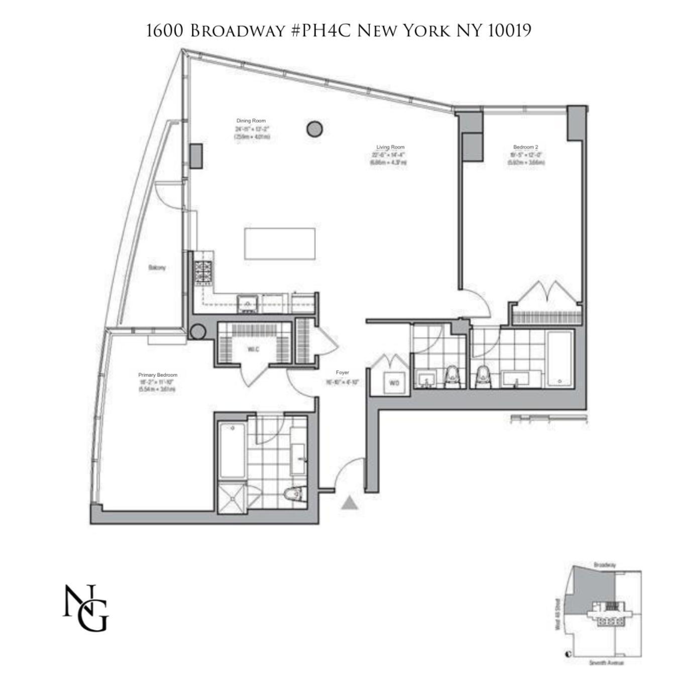 1600 Broadway PH4C