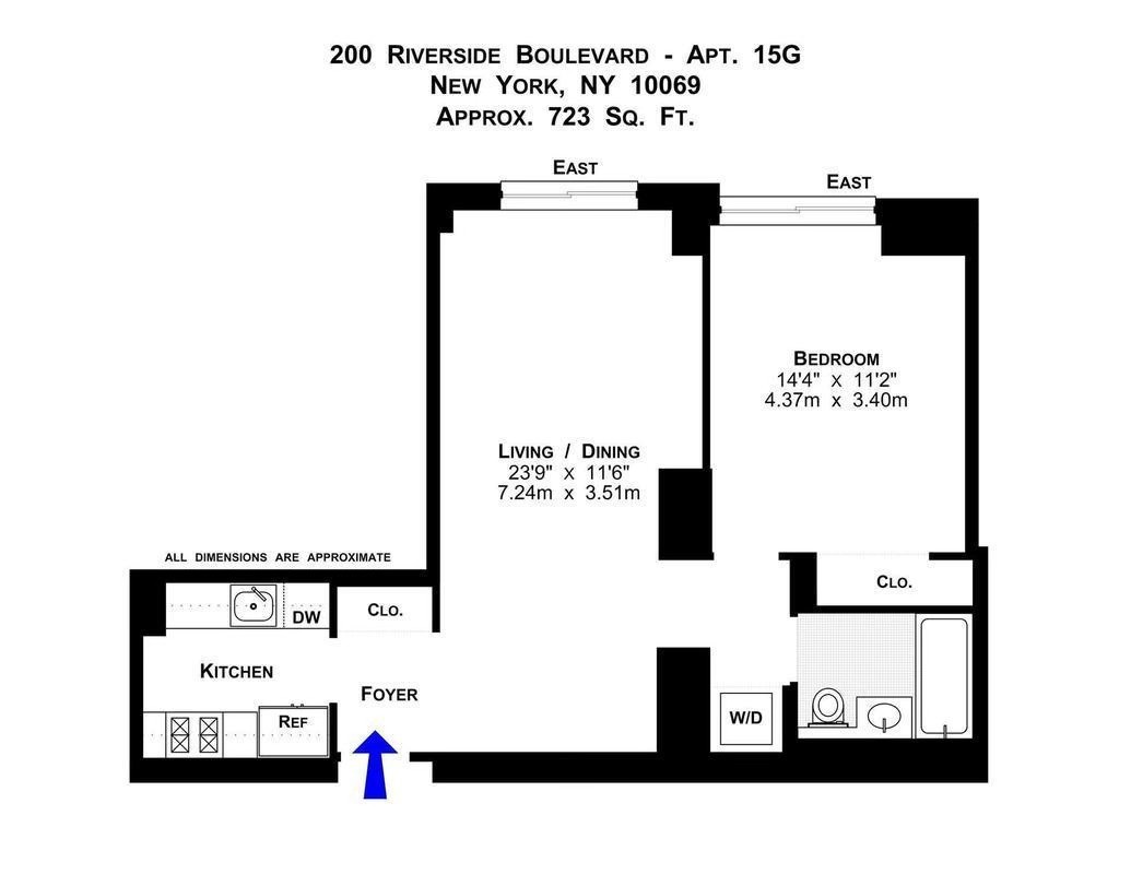 200 Riverside Boulevard 15G