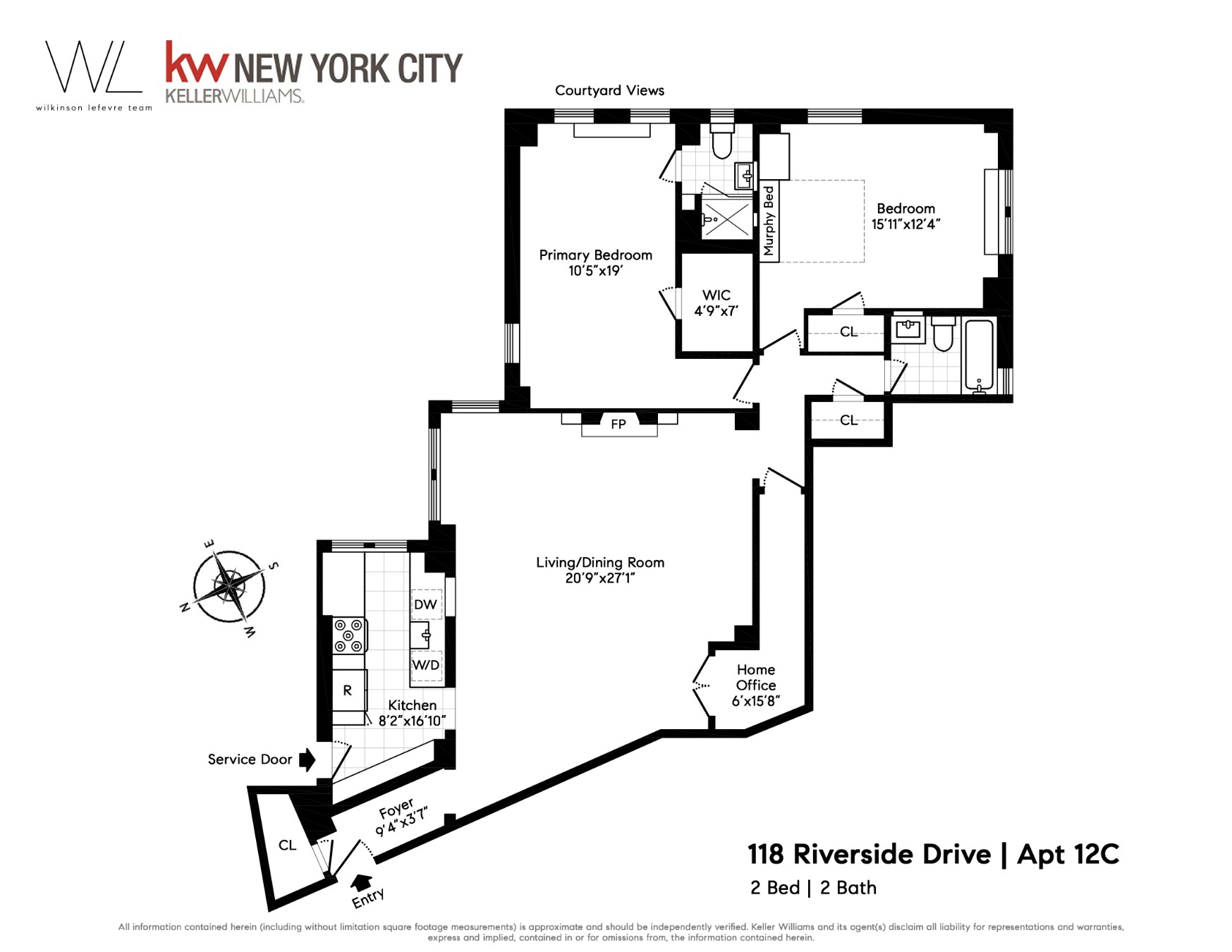 118 Riverside Drive 12C