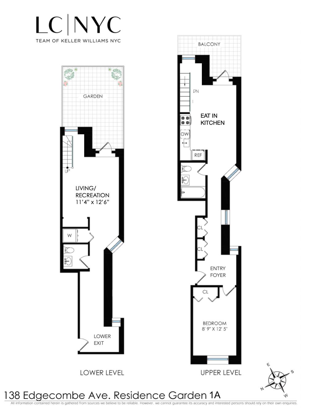 138 Edgecombe Avenue 1A Garden