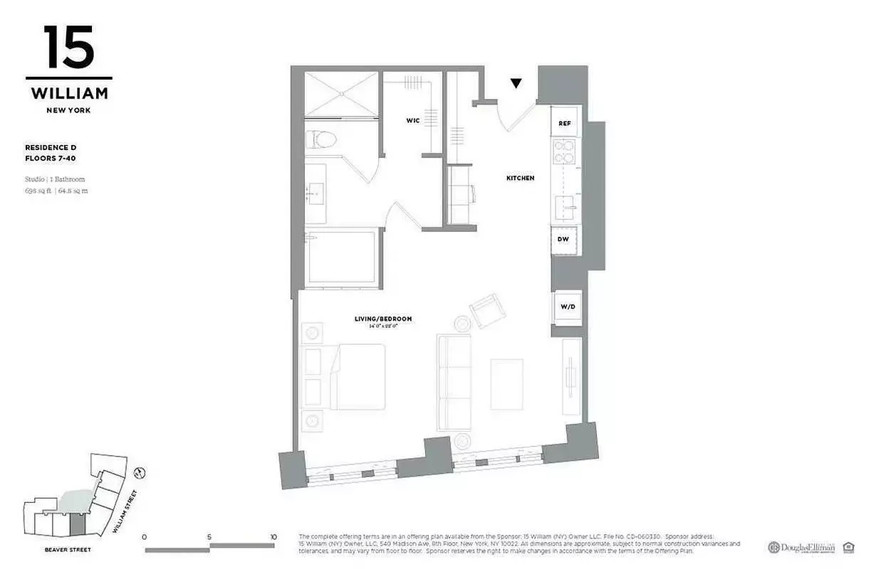 15 William Street 15D