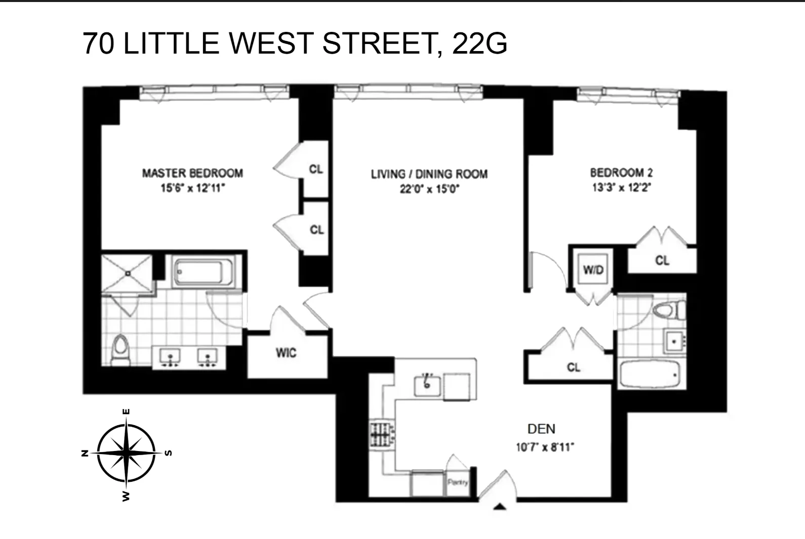 70 Little West Street 22G