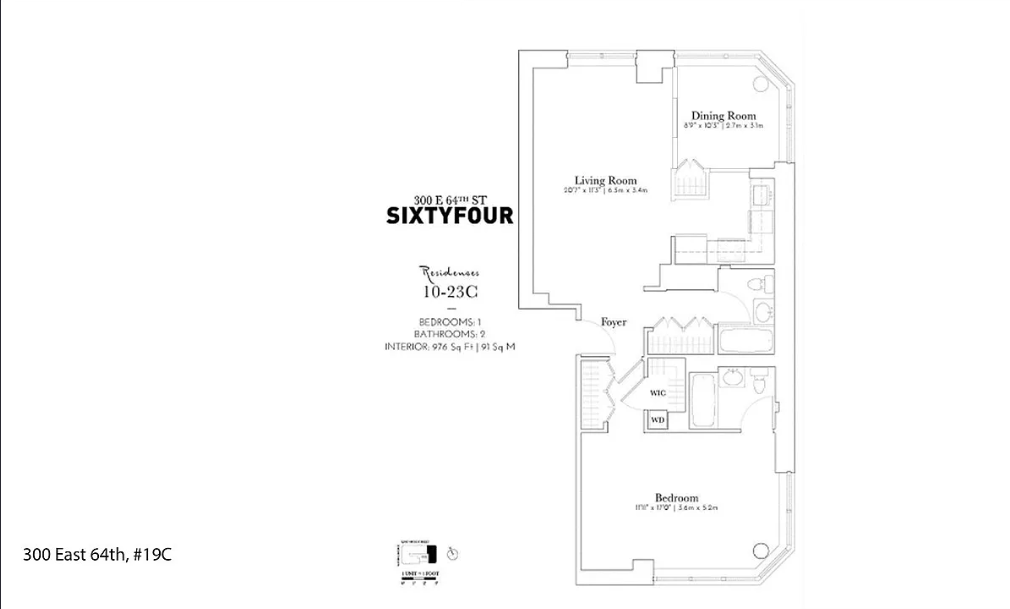 300 E 64th Street 19C