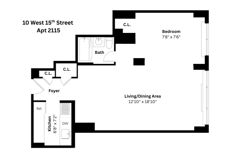 10 W 15th Street 2115