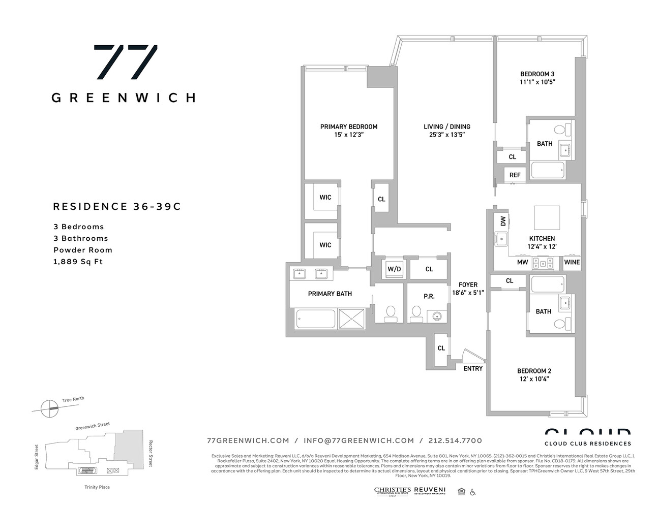 77 GREENWICH Street 36C