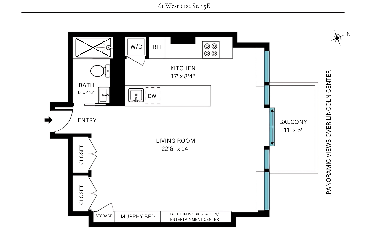 161 W 61st Street 35E