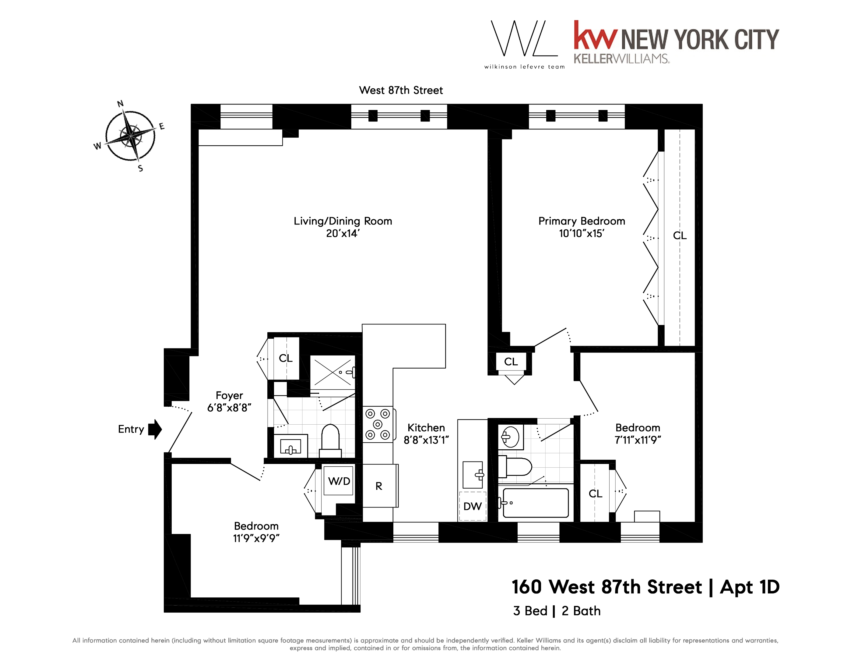 160 W 87th Street 1D