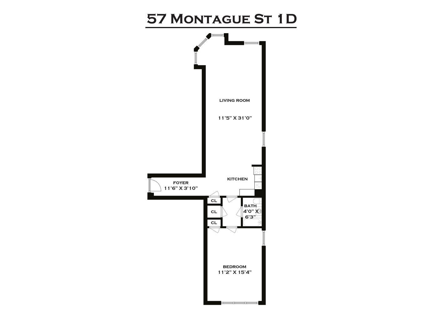 57 Montague Street 1D