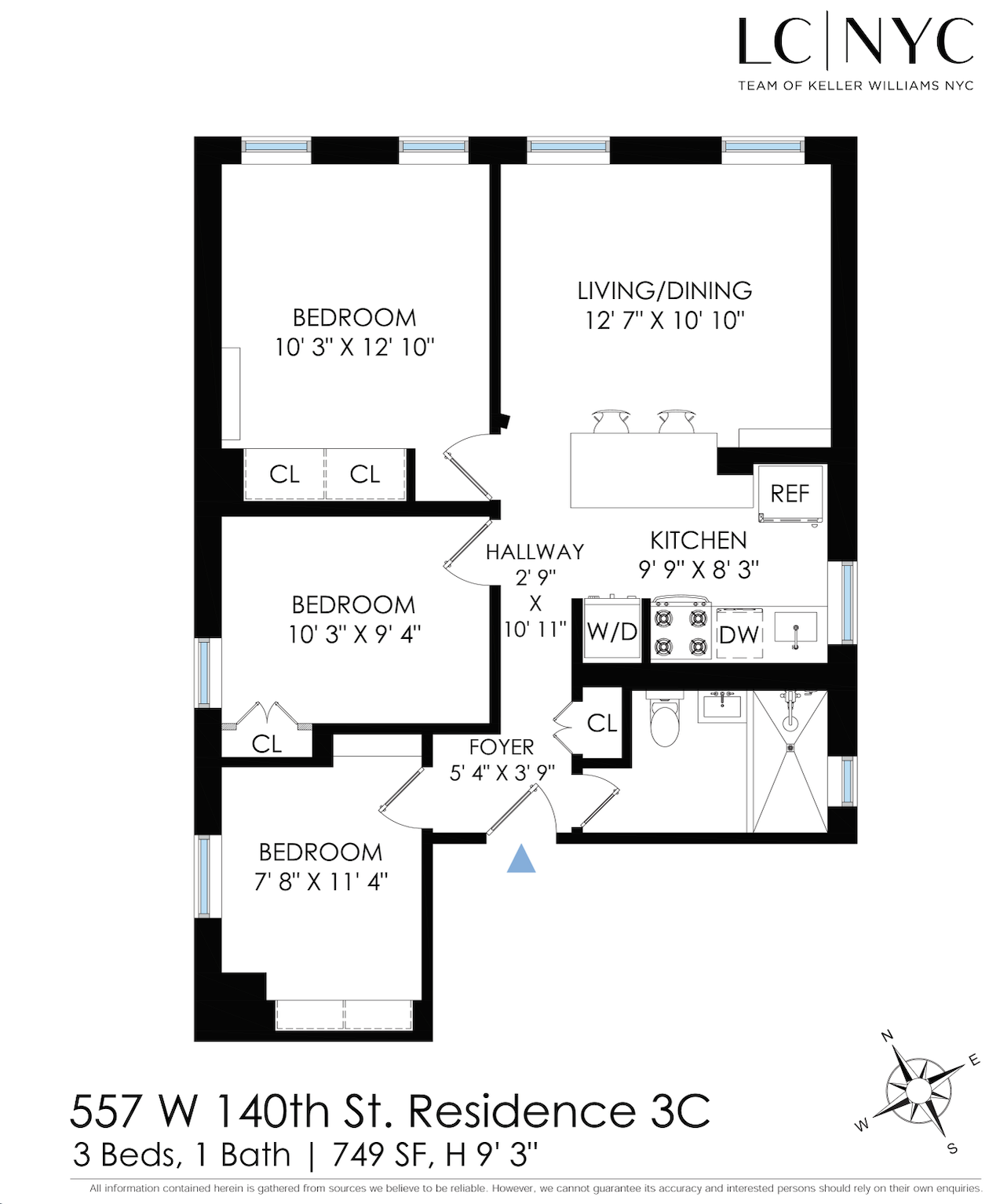 557 W 140th Street 3C