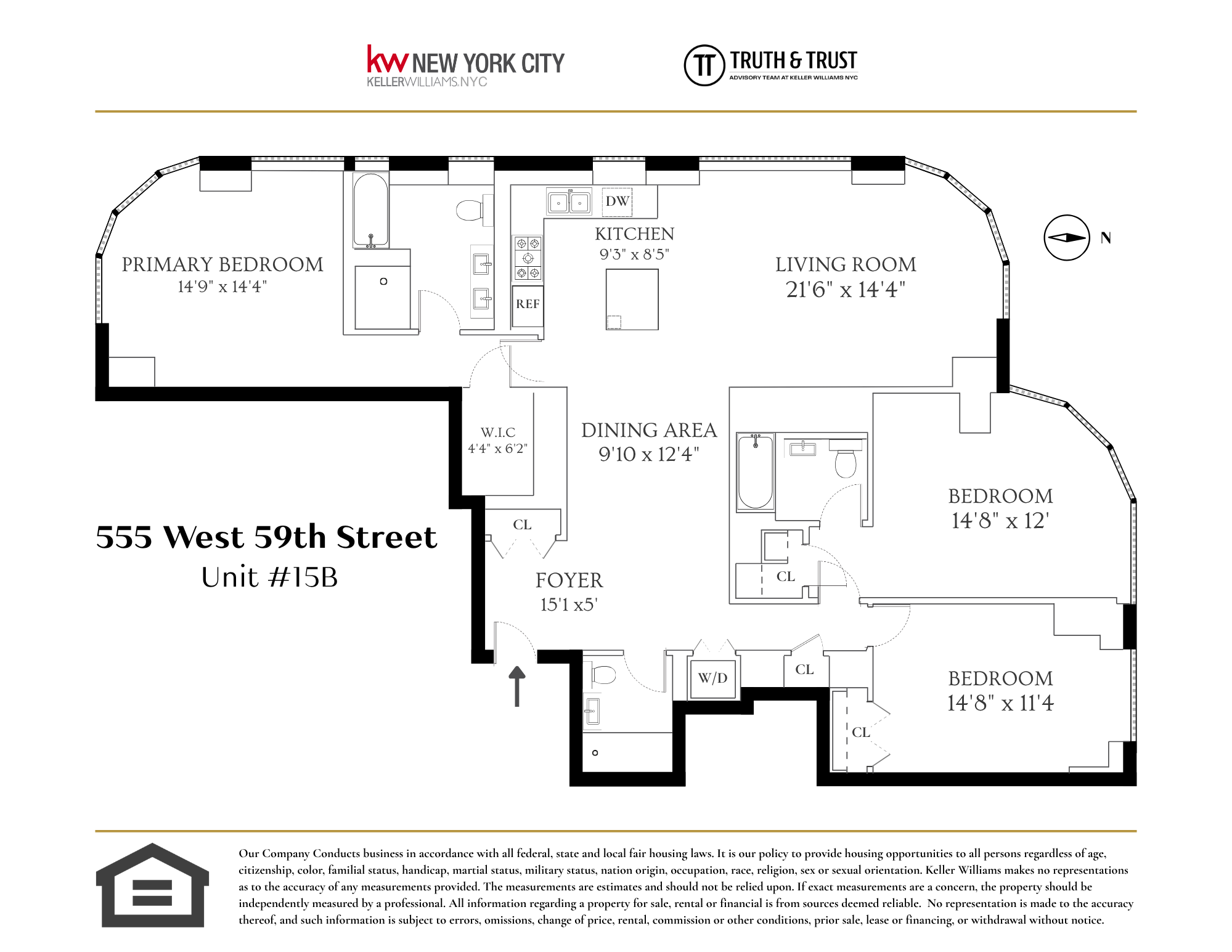 555 W 59th Street 15B