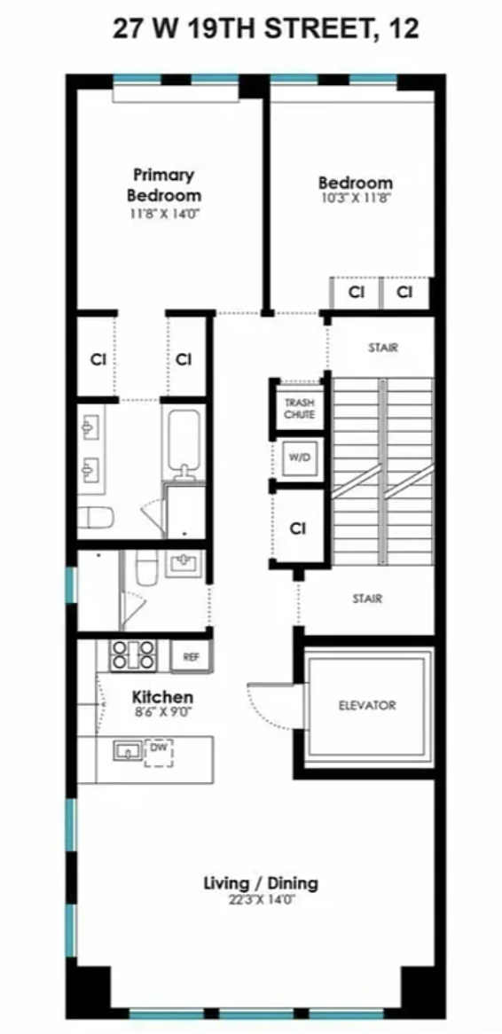 27 W 19th Street 12th-Floor