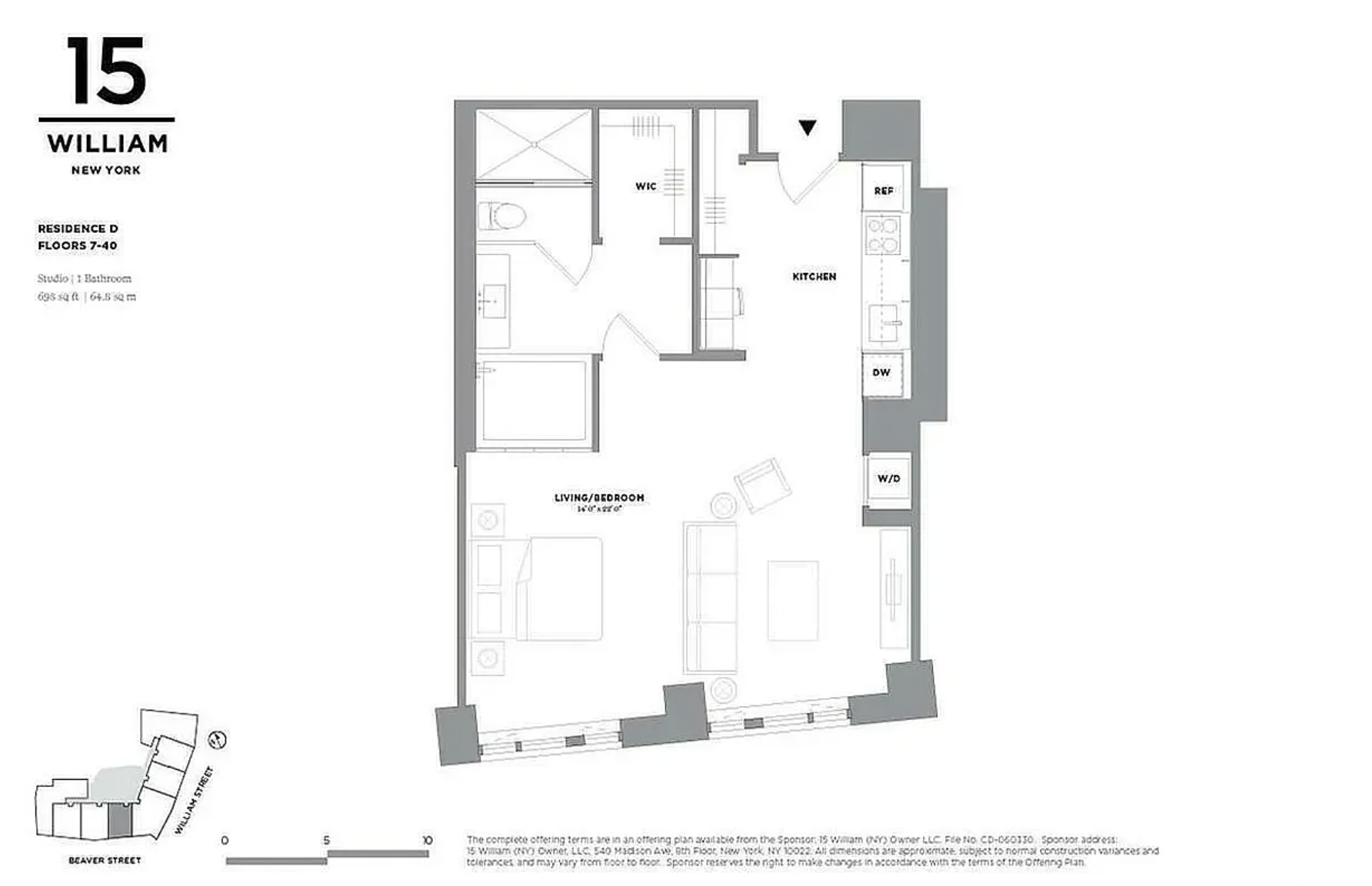 15 William Street 15D