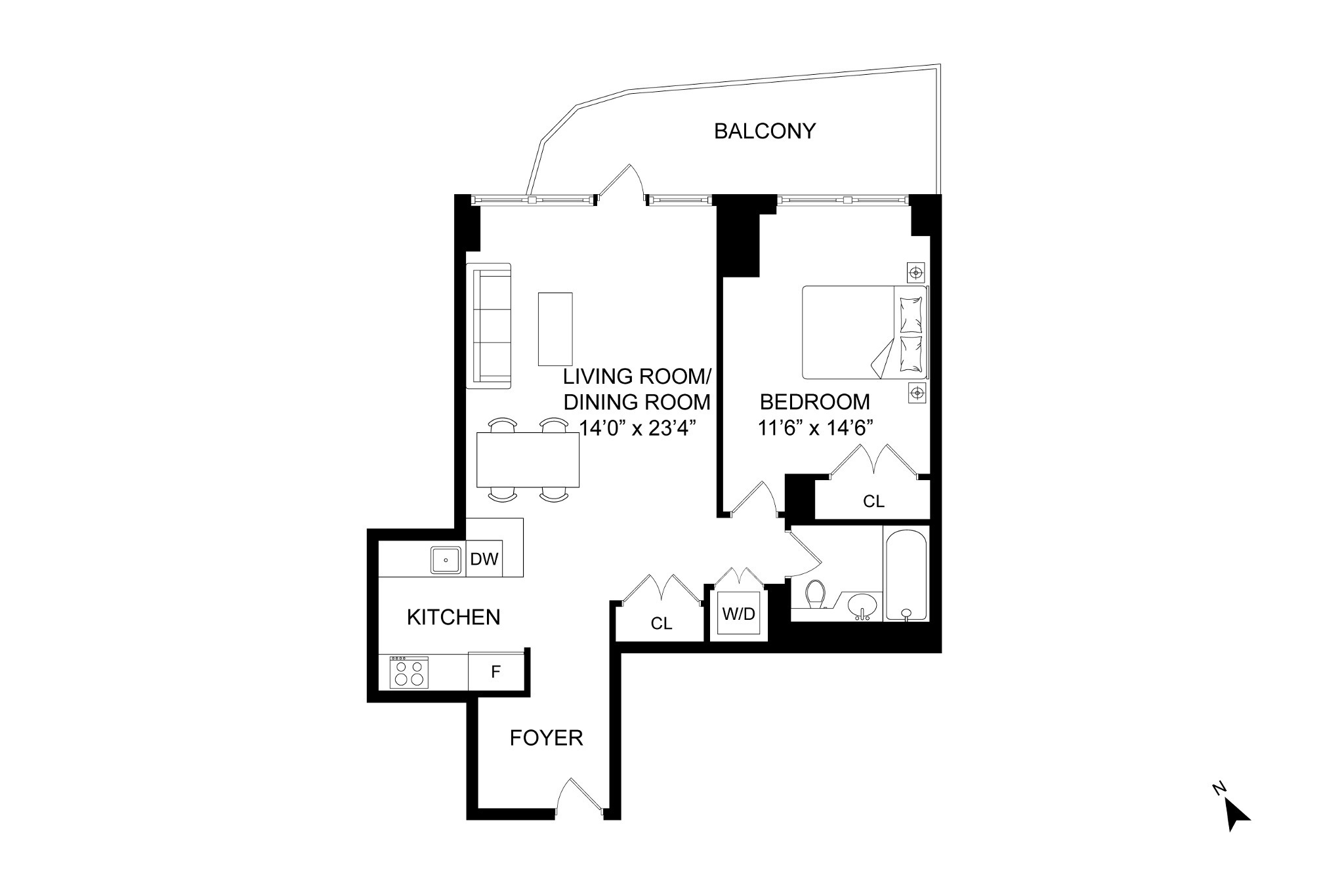 555 W 59th Street 23A