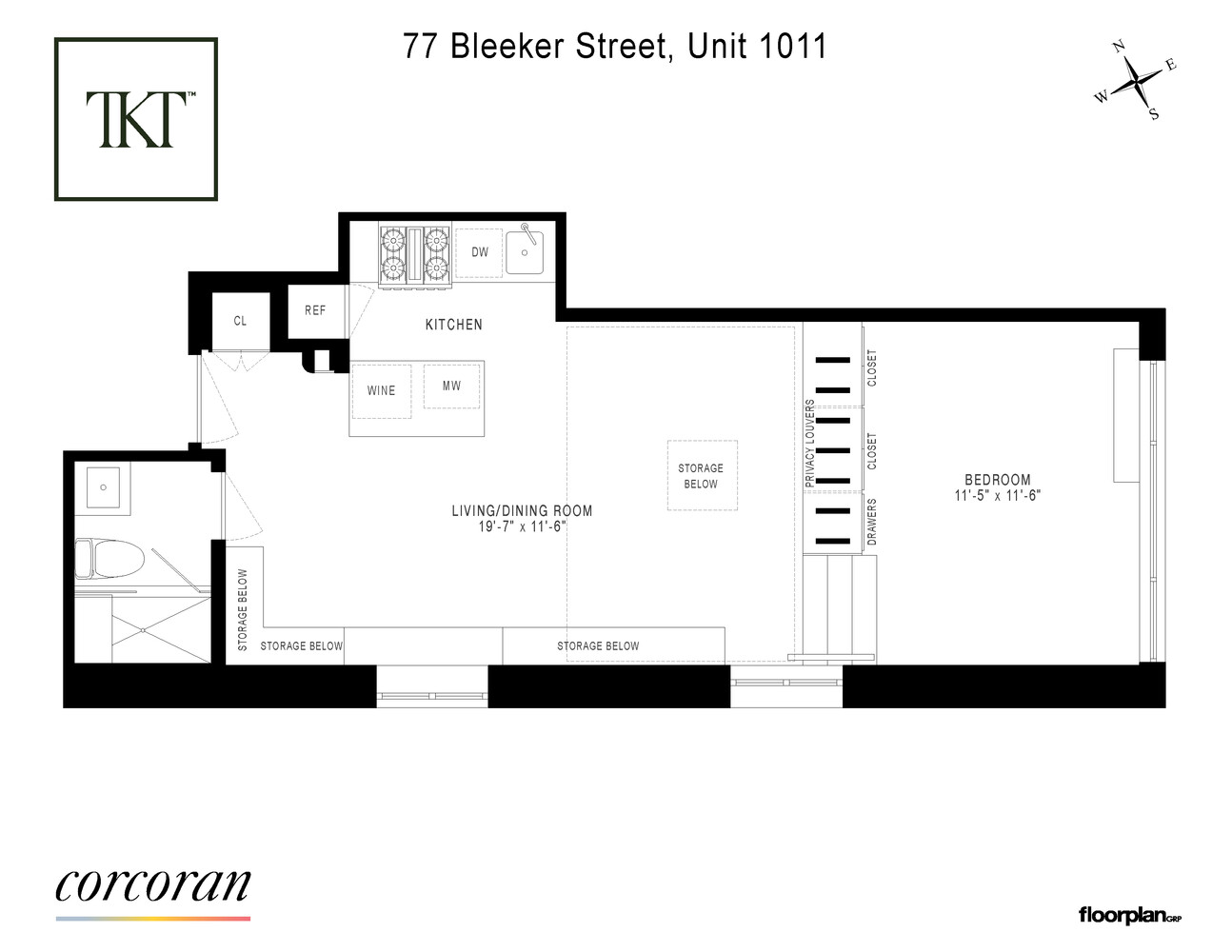 77 BLEECKER Street 1011W