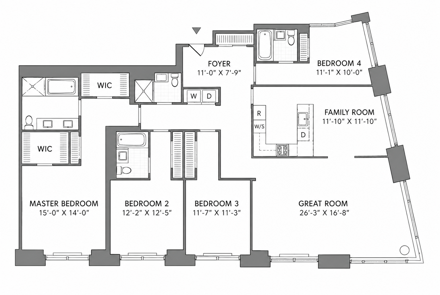 80 Riverside Boulevard 3L